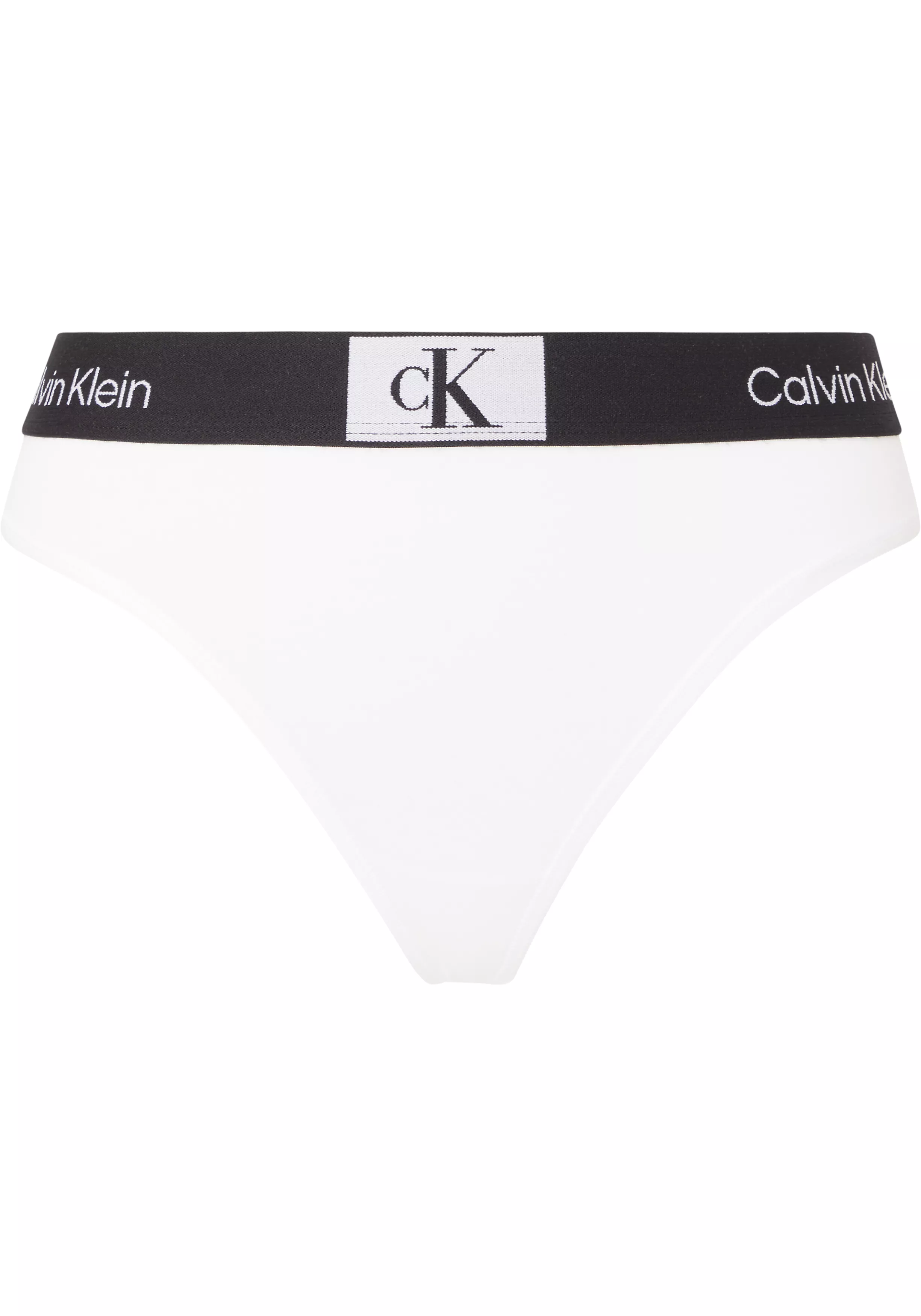 Calvin Klein dames modern thong (1-pack), string, wit