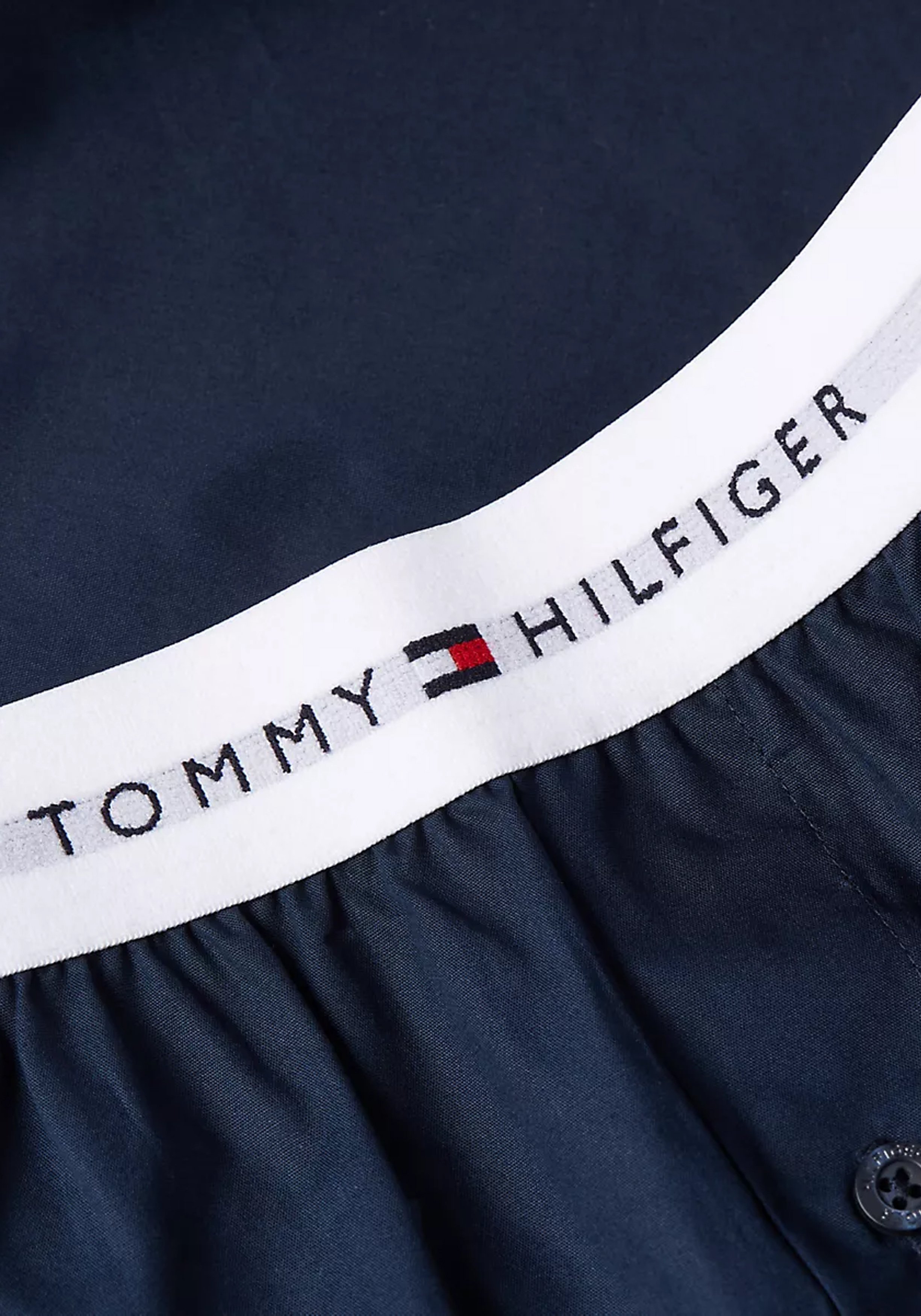 Tommy Hilfiger woven boxer (2-pack), heren boxers wijd katoen, blauw