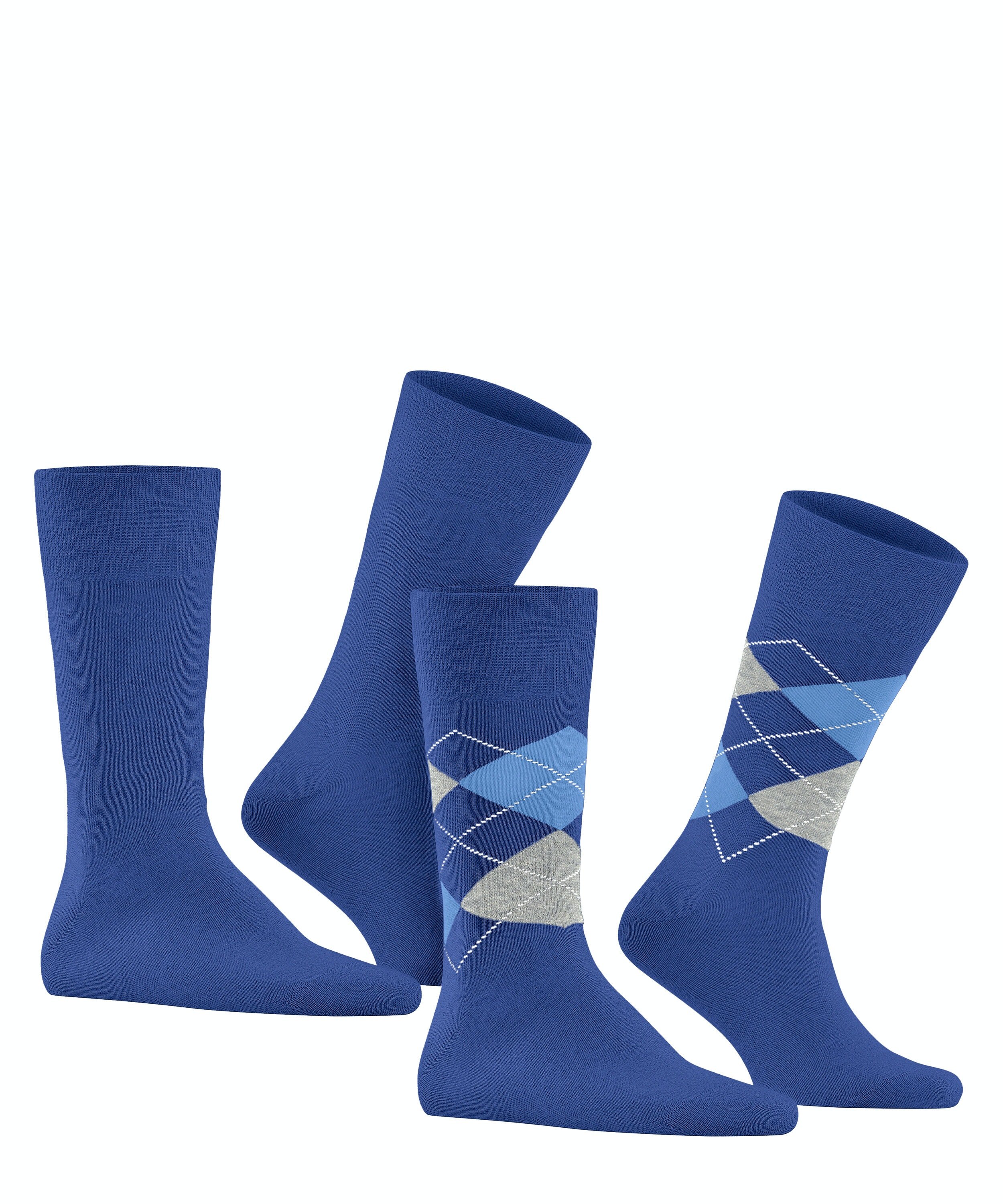 Burlington Everyday 2-Pack herensokken, blauw (night blue)