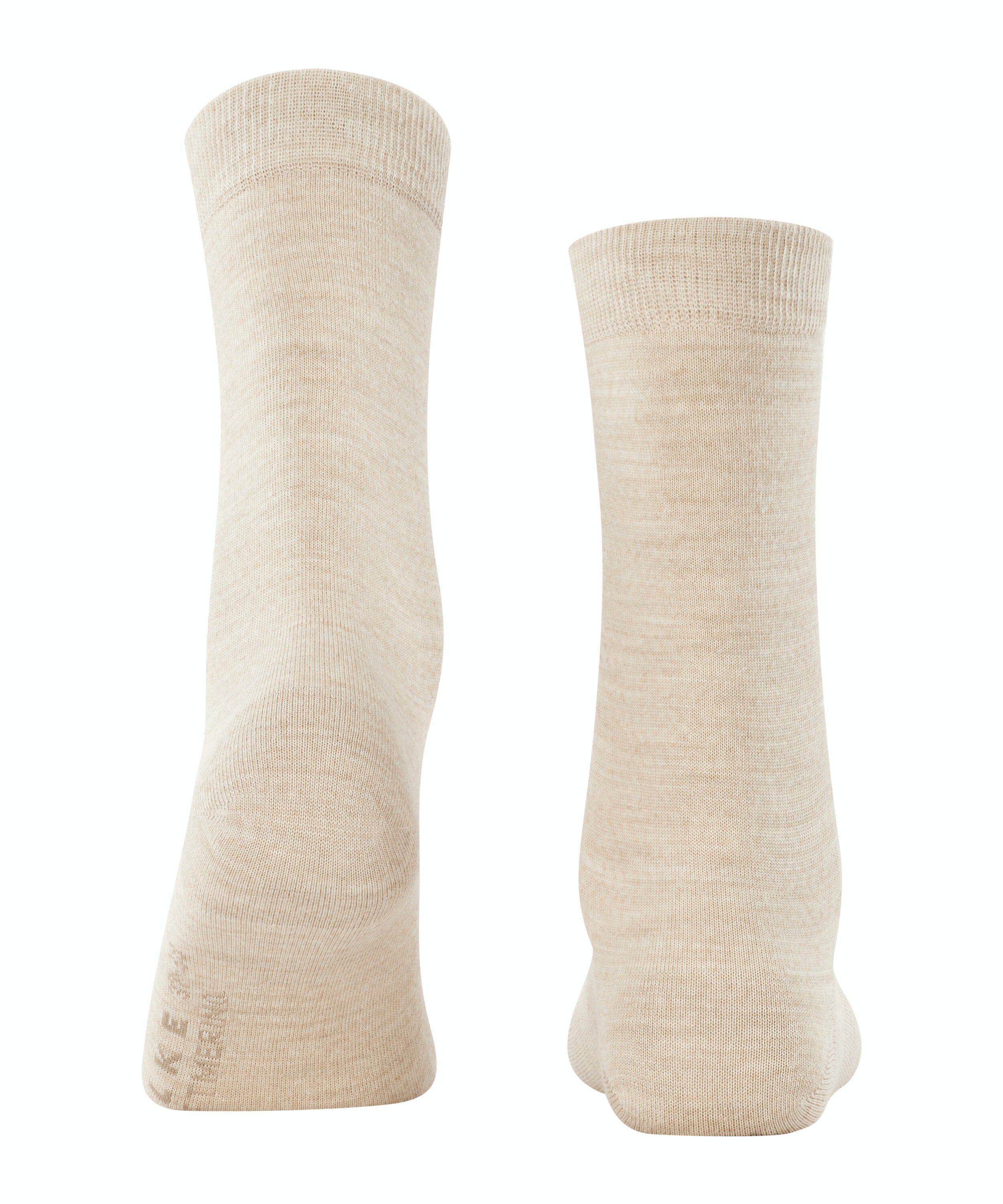 FALKE Softmerino damessokken, beige (linn mel.)