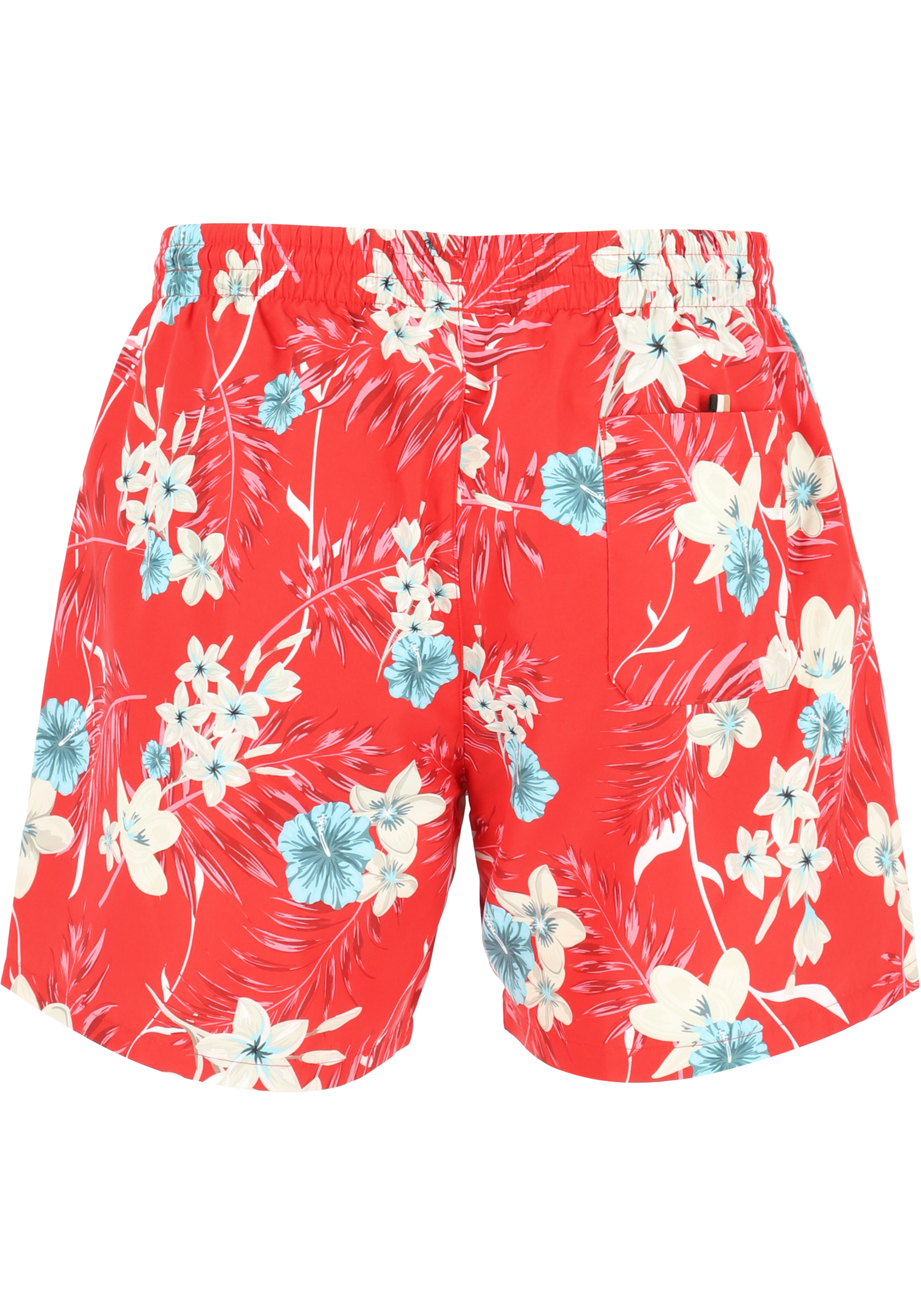 HUGO BOSS Piranha swim shorts, heren zwembroek, rood dessin