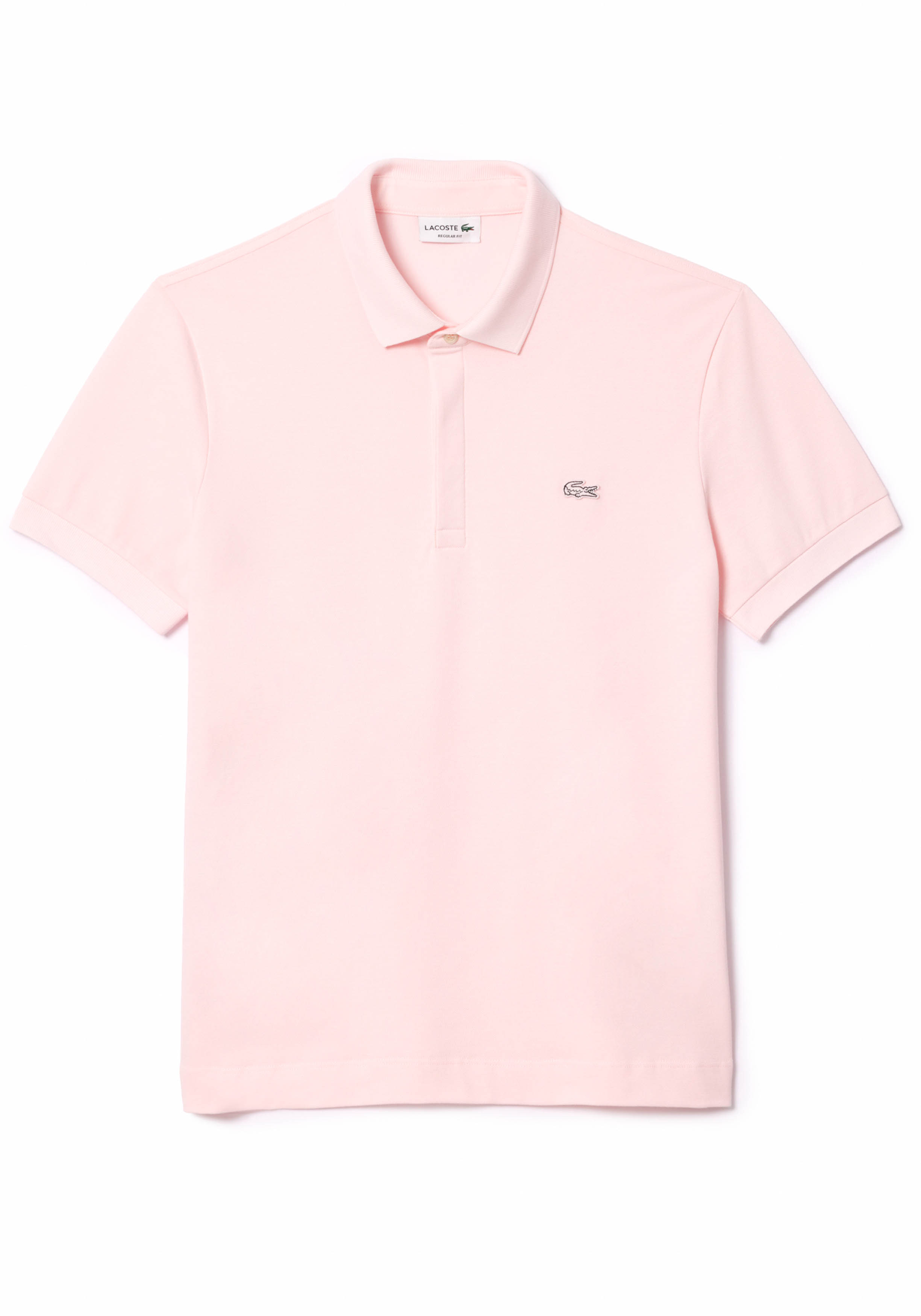 Lacoste Paris Stretch Pique Polo Regular Fit, lichtroze