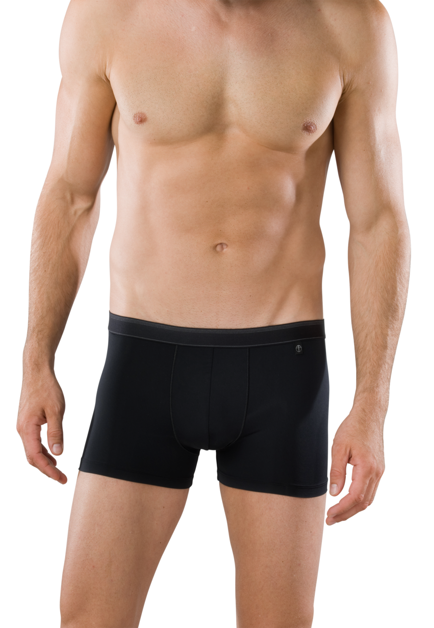 SCHIESSER Nachtschwarmer boxer (1-pack), heren short zwart