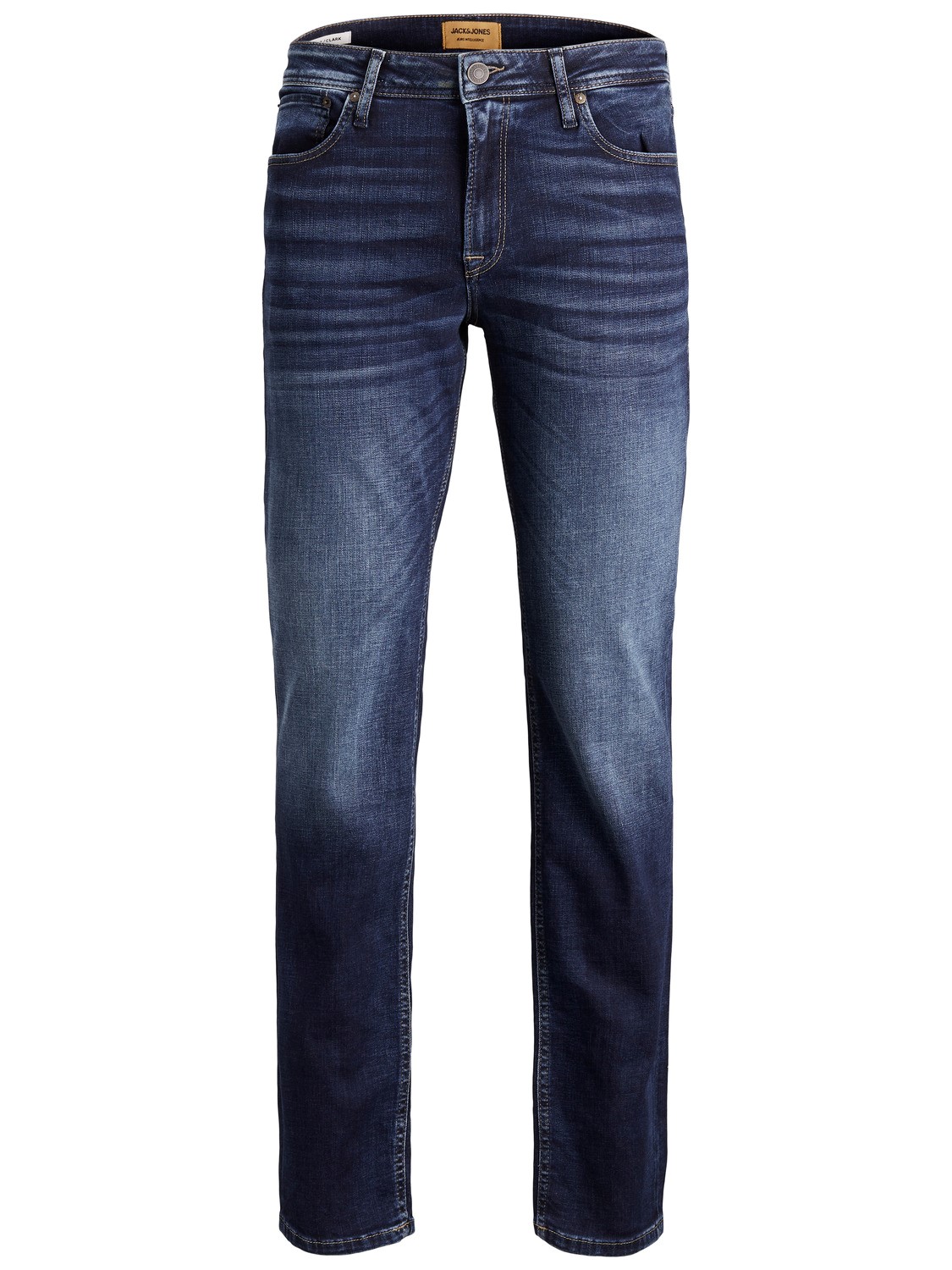 JACK & JONES Clark Original Jos regular fit, heren jeans, denimblauw