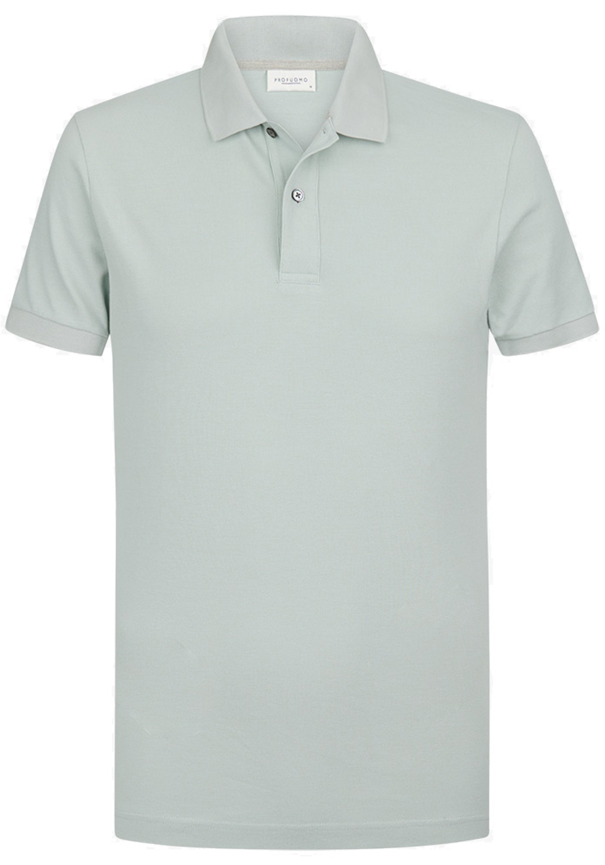 Profuomo slim fit heren polo, mintgroen