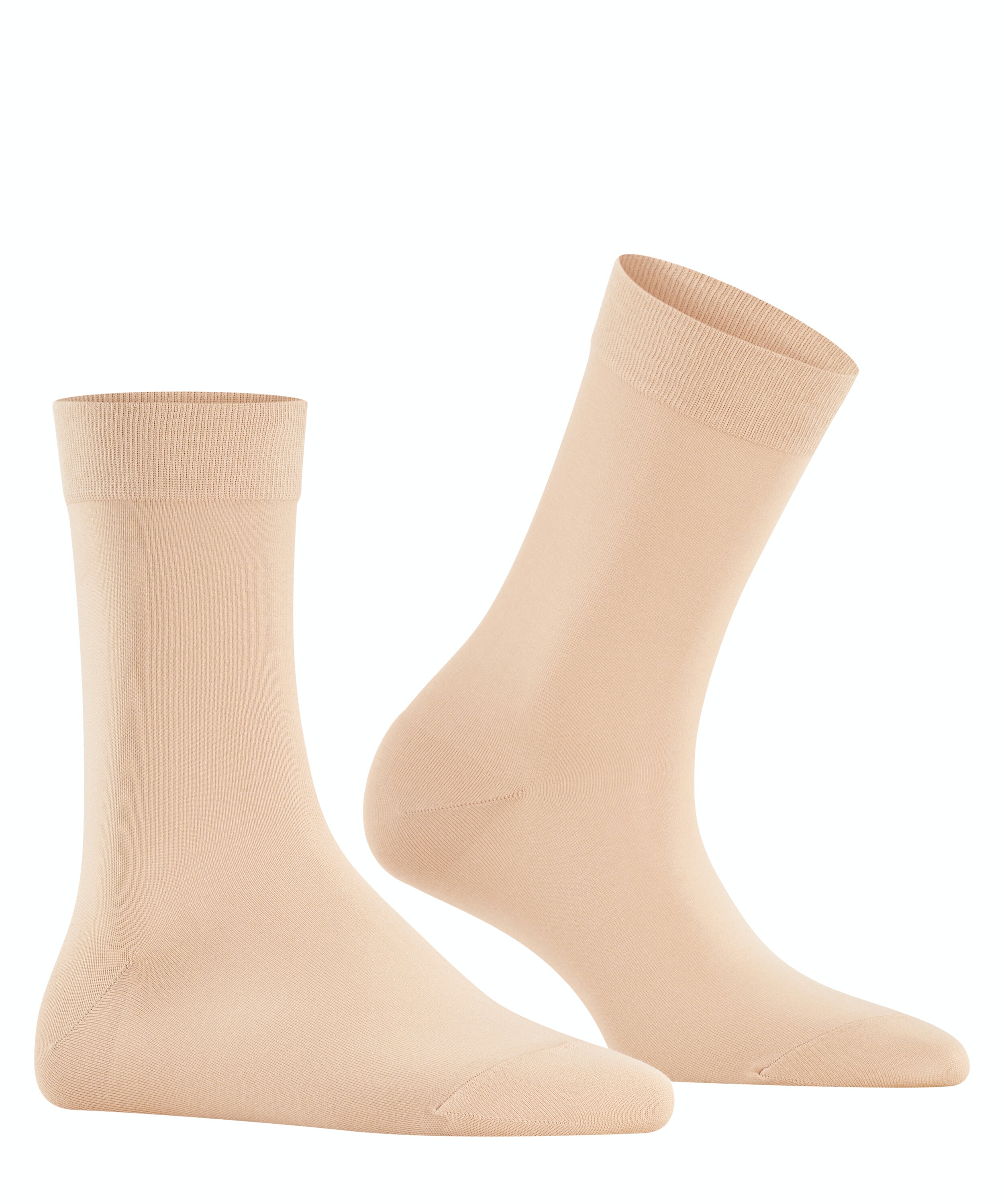 FALKE Cotton Touch damessokken, beige (ginger)