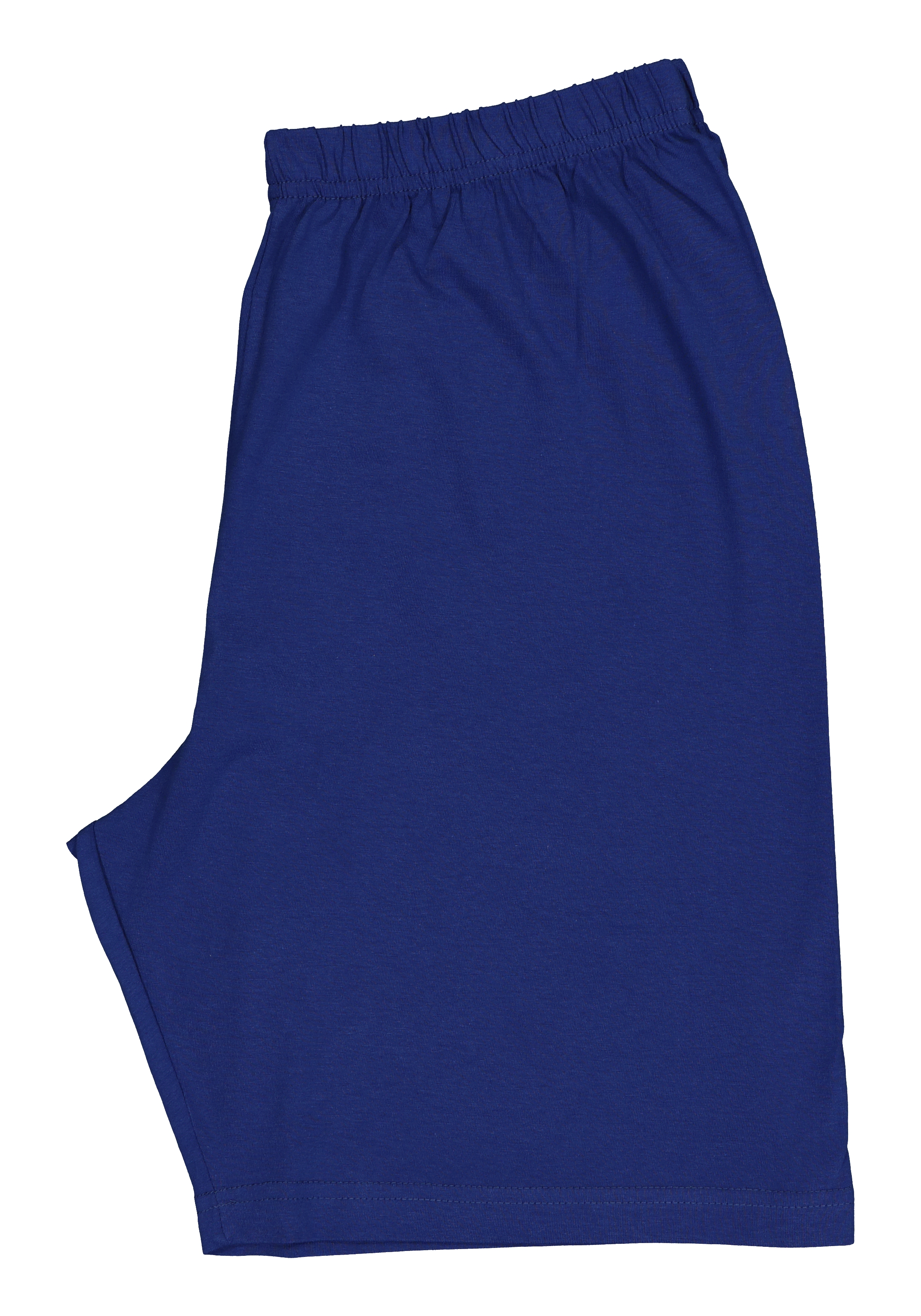 Gotzburg heren shortama V-hals, middenblauw dessin