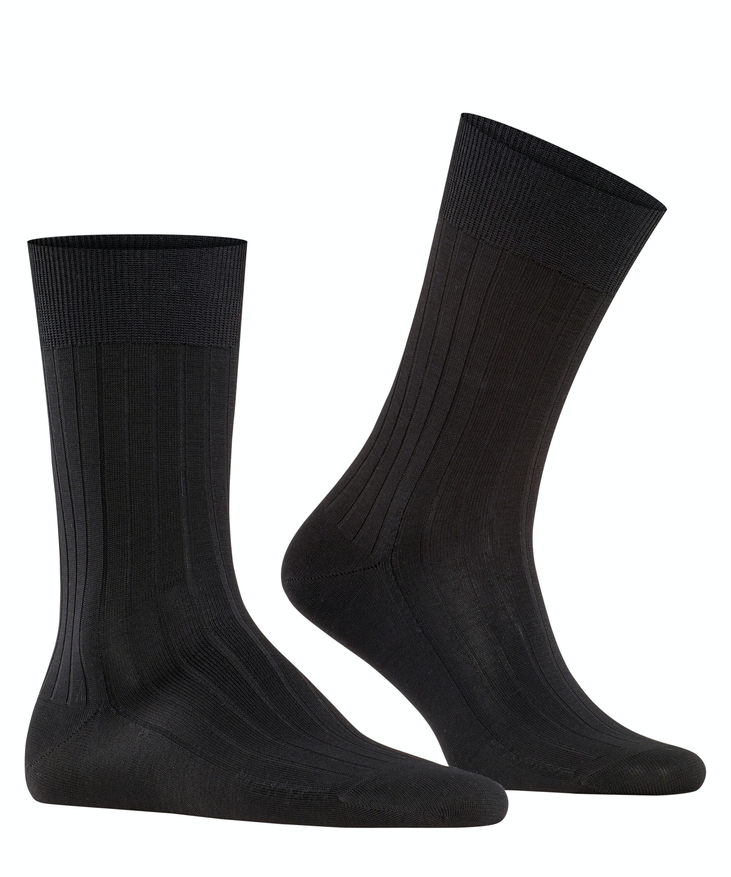 FALKE Milano herensokken, zwart (black)