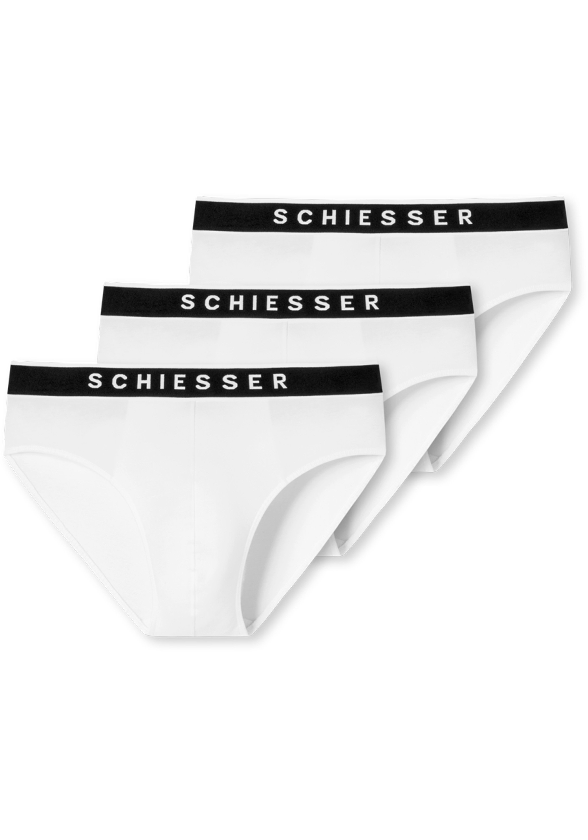 SCHIESSER 95/5 rio slips (3-pack), wit