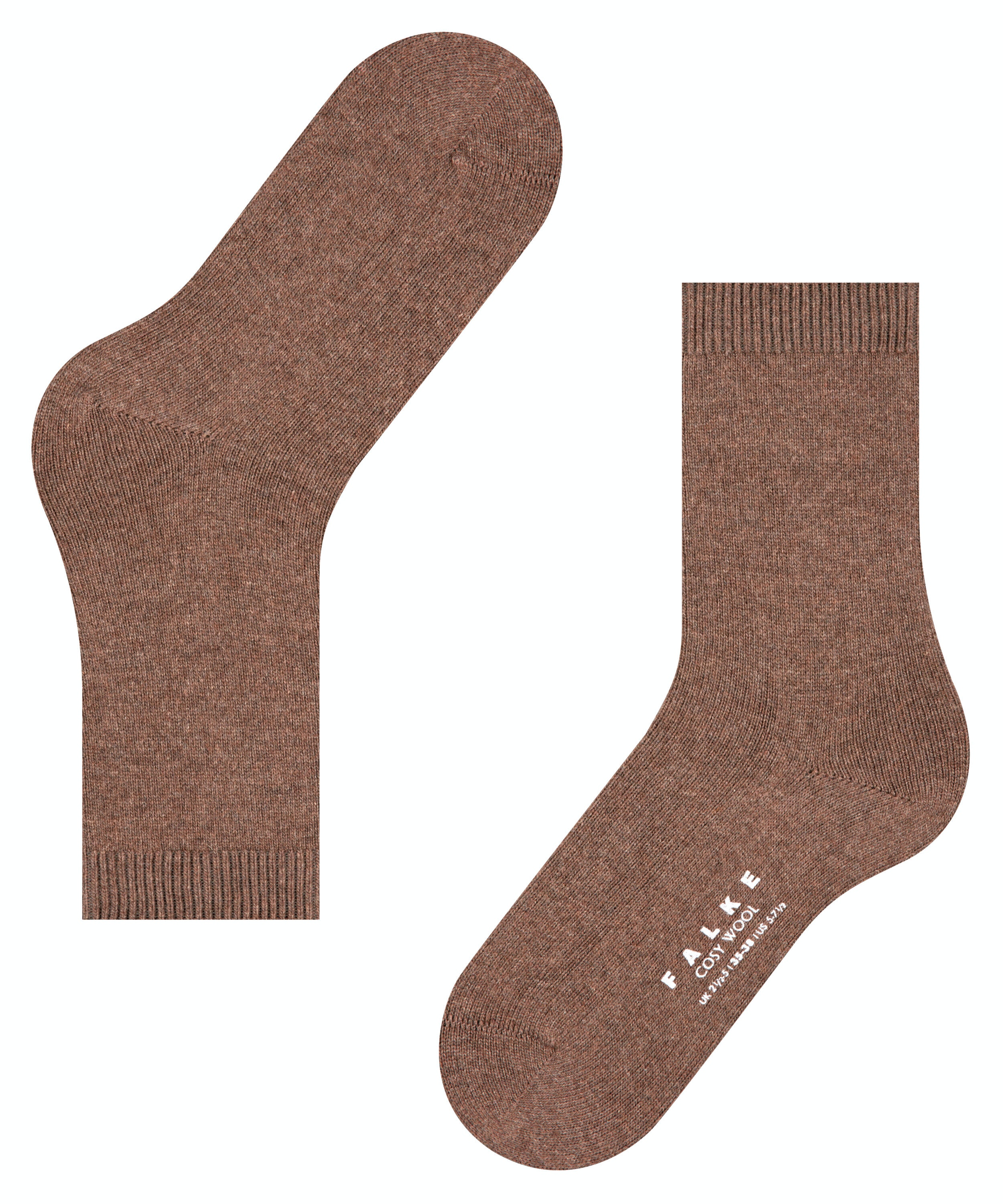 FALKE Cosy Wool damessokken, bruin (jasper)