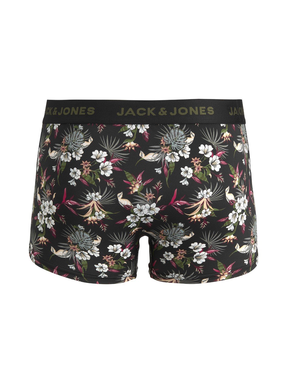 JACK & JONES Jacflower microfiber (3-pack), heren boxers normale lengte, zwart