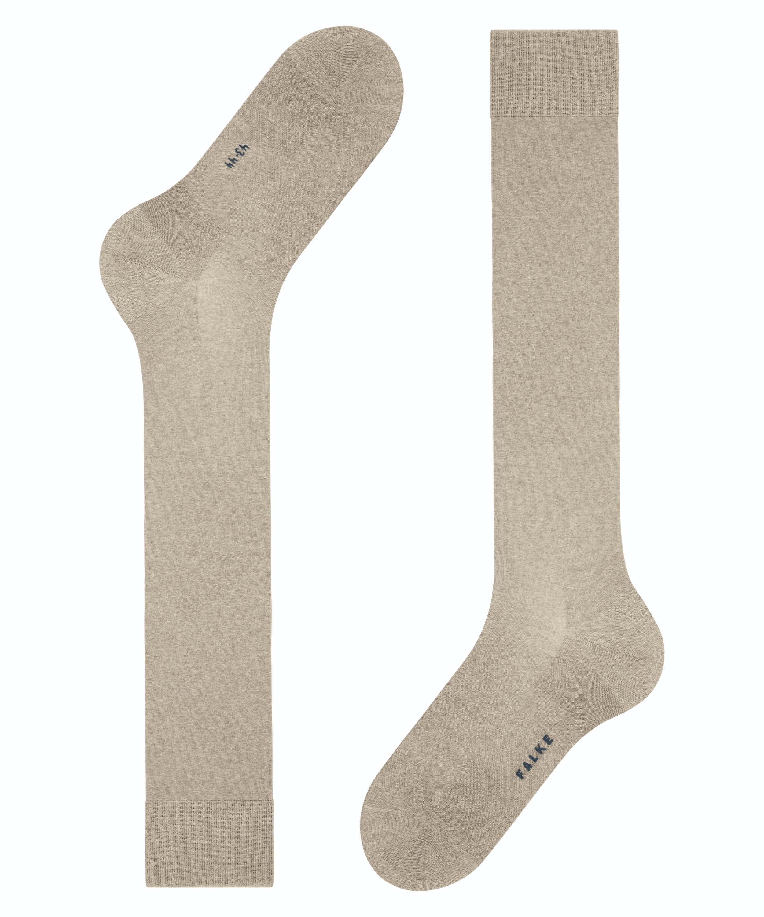 FALKE ClimaWool heren kniekousen, beige melange (pebble mel.)