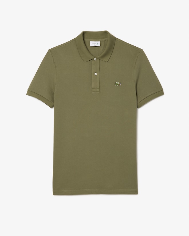 Lacoste Slim Fit polo, kaki groen