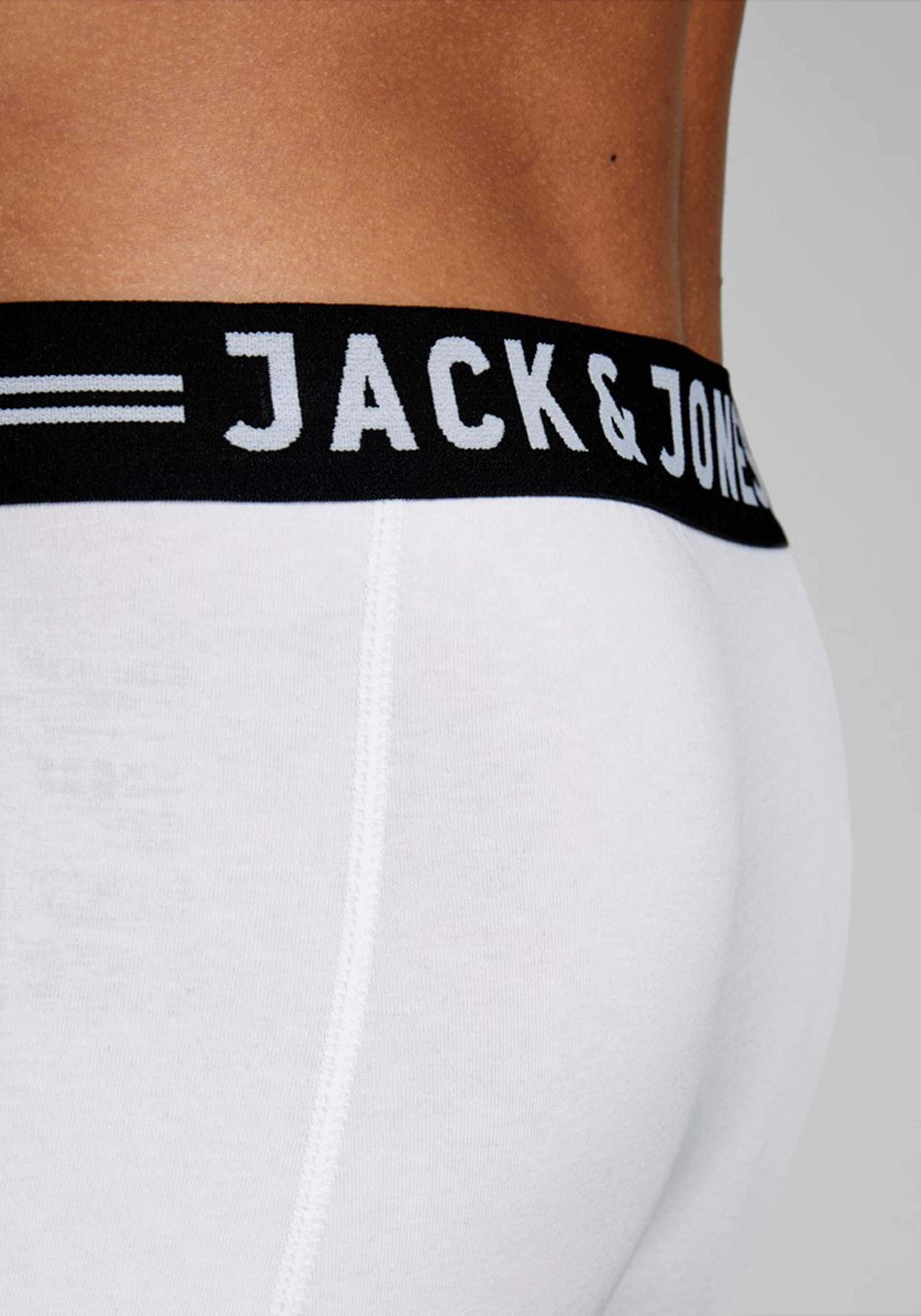 Jack & Jones heren boxers Sense trunks (3-pack), zwart - wit - grijs