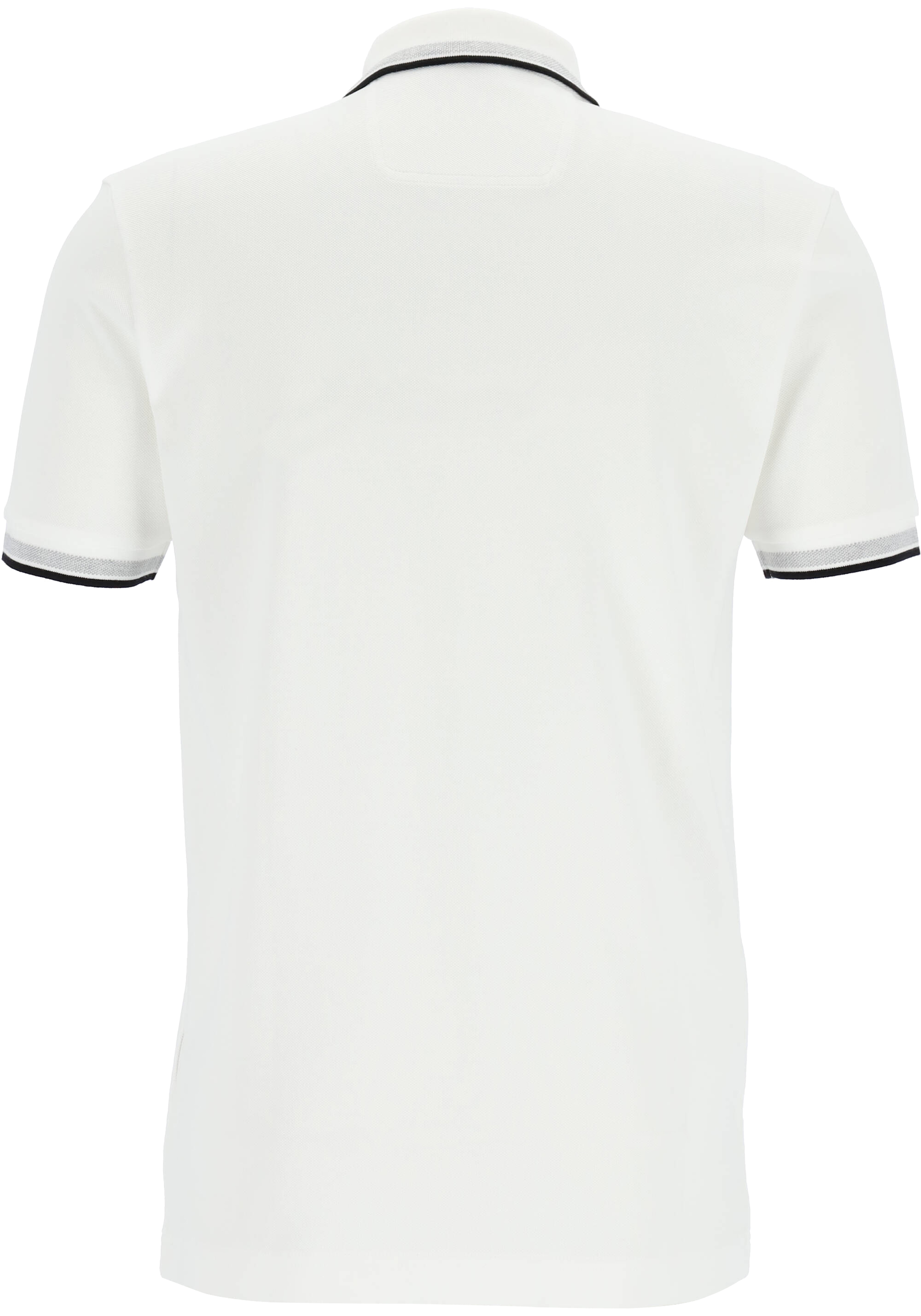 HUGO BOSS Paddy regular fit polo, heren polo korte mouw, wit (contrast)