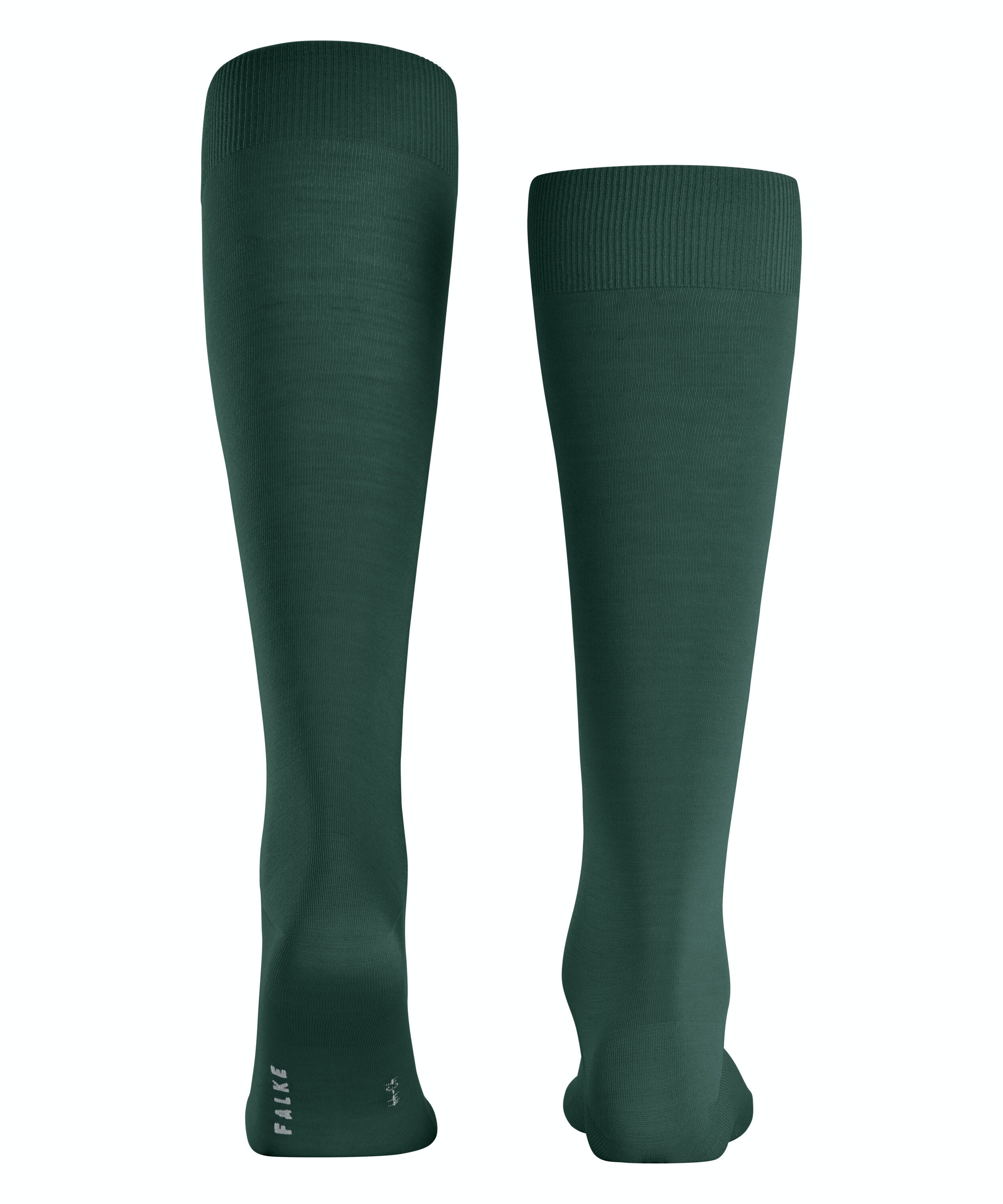 FALKE ClimaWool heren kniekousen, groen (hunter green)