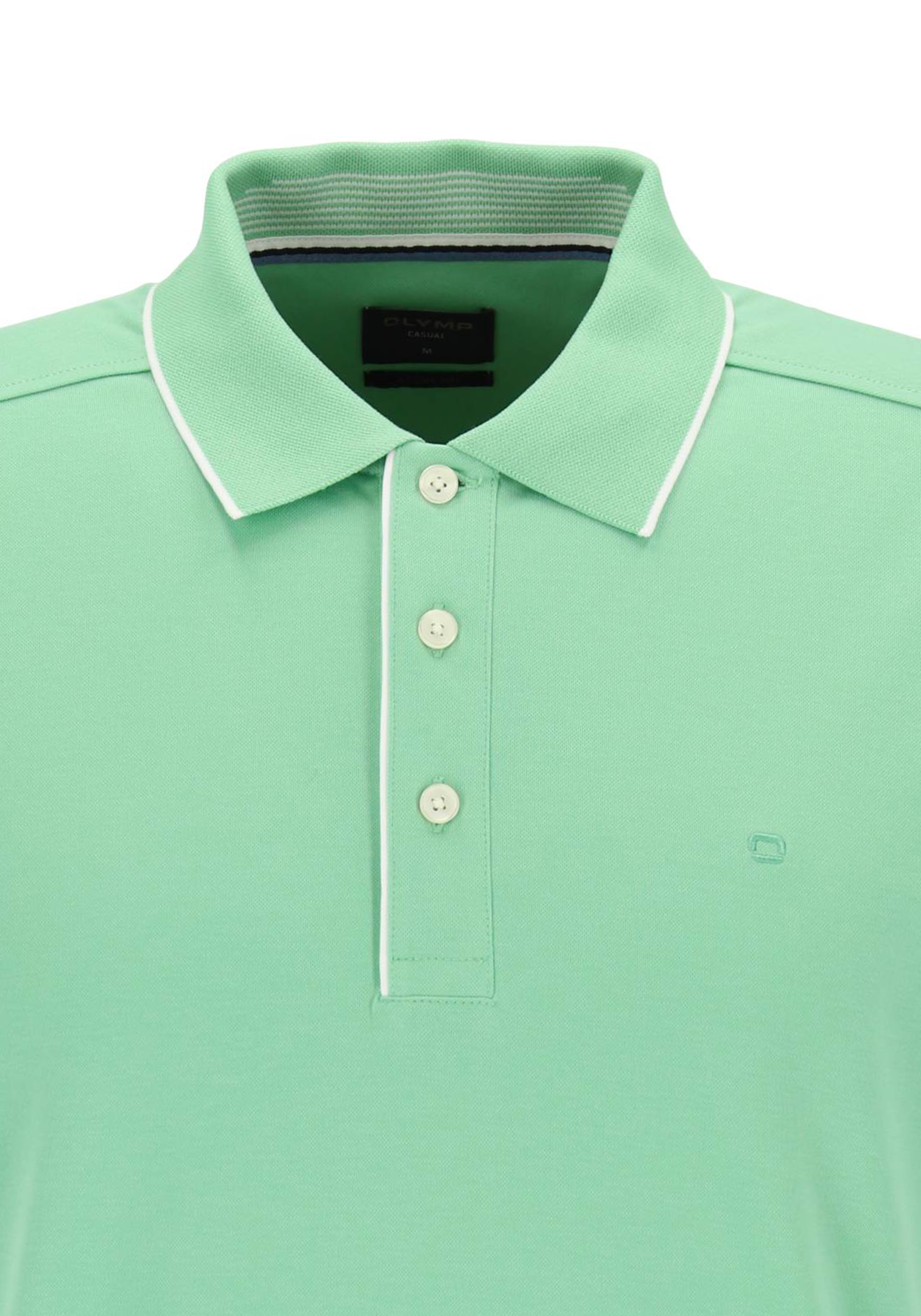 OLYMP Polo Casual, modern fit polo, mint groen