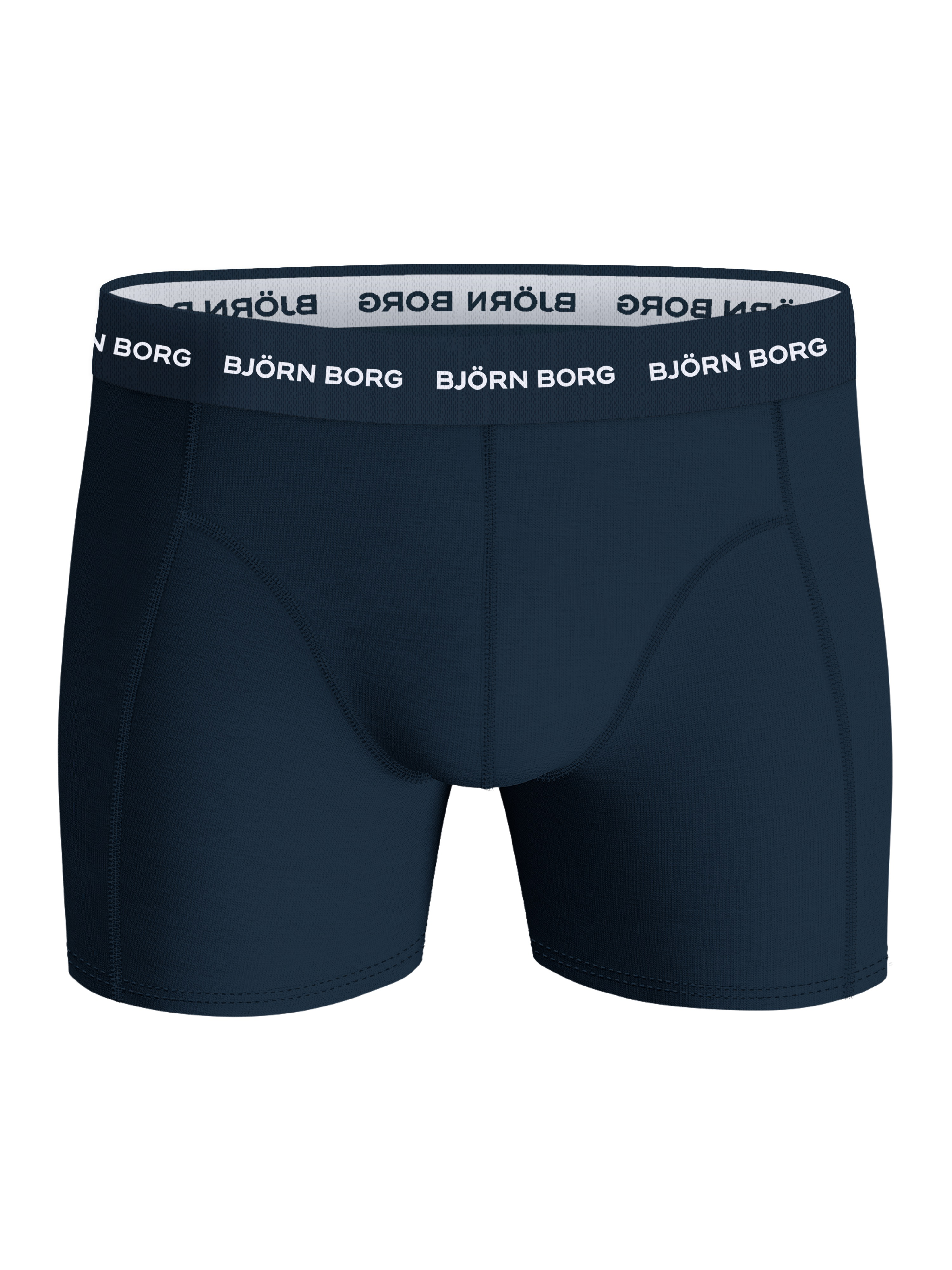 Bjorn Borg Cotton Stretch boxers, heren boxers normale lengte (3-pack), zwart, blauw, groen