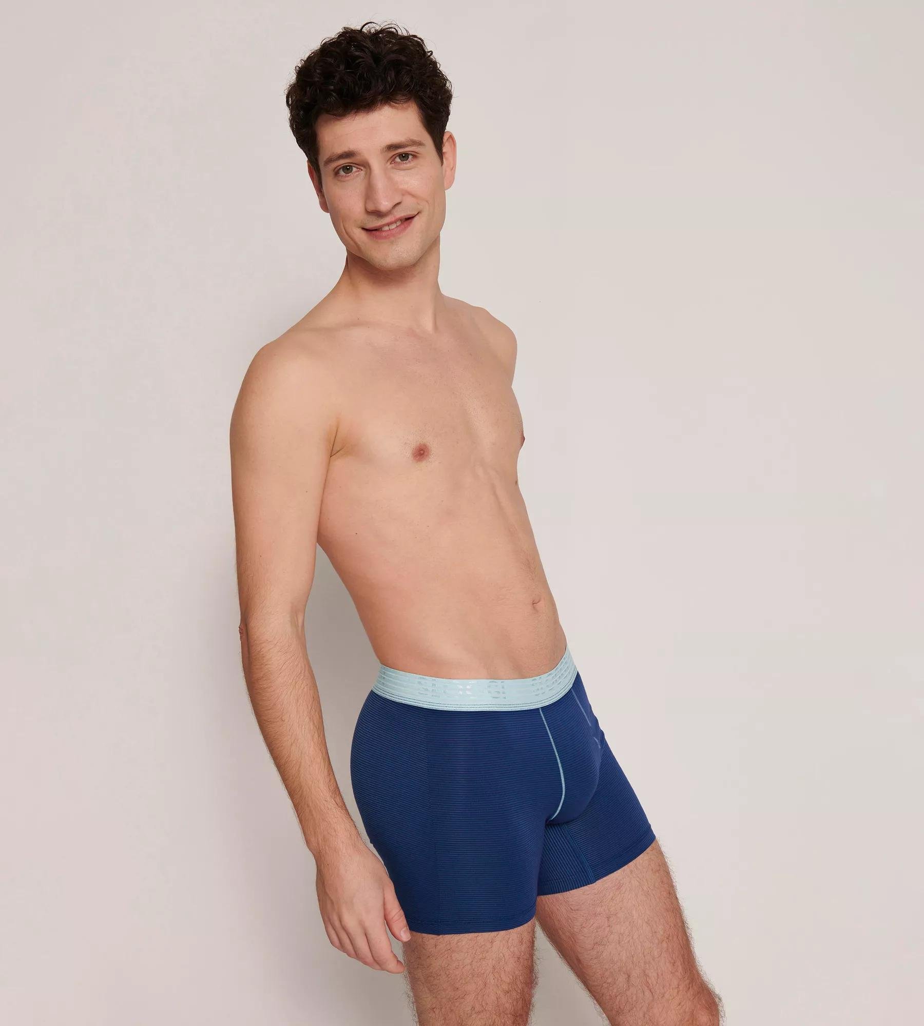 Sloggi Men EVER Cool Short, heren boxershort korte pijp (2-pack), blauw