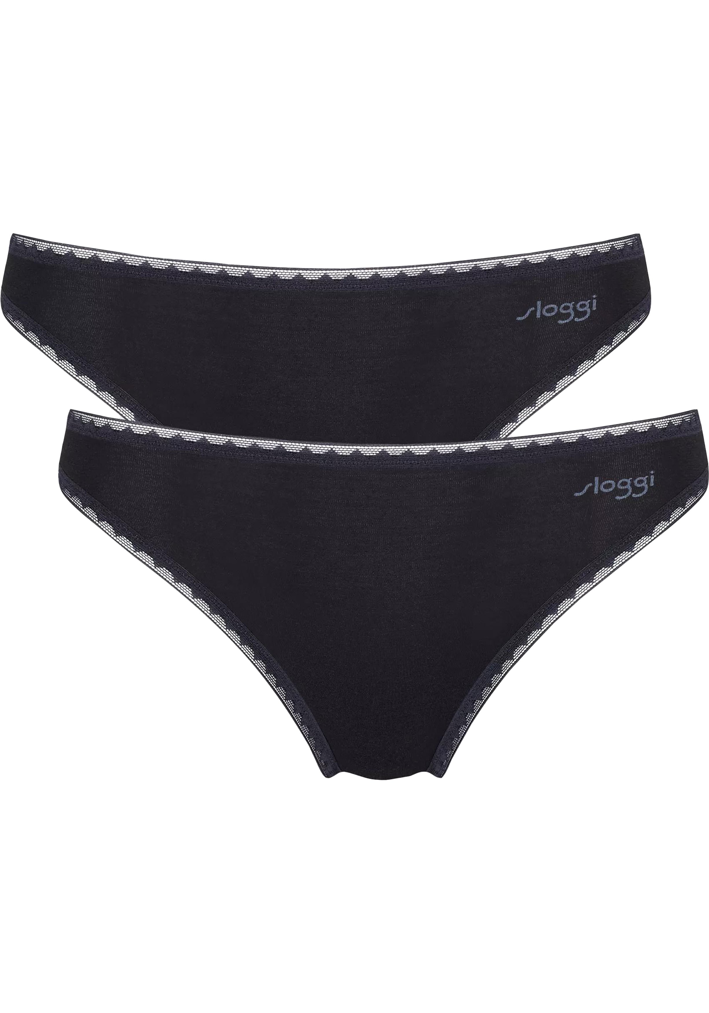 Sloggi Women GO Tai (2-pack), dames slip, zwart