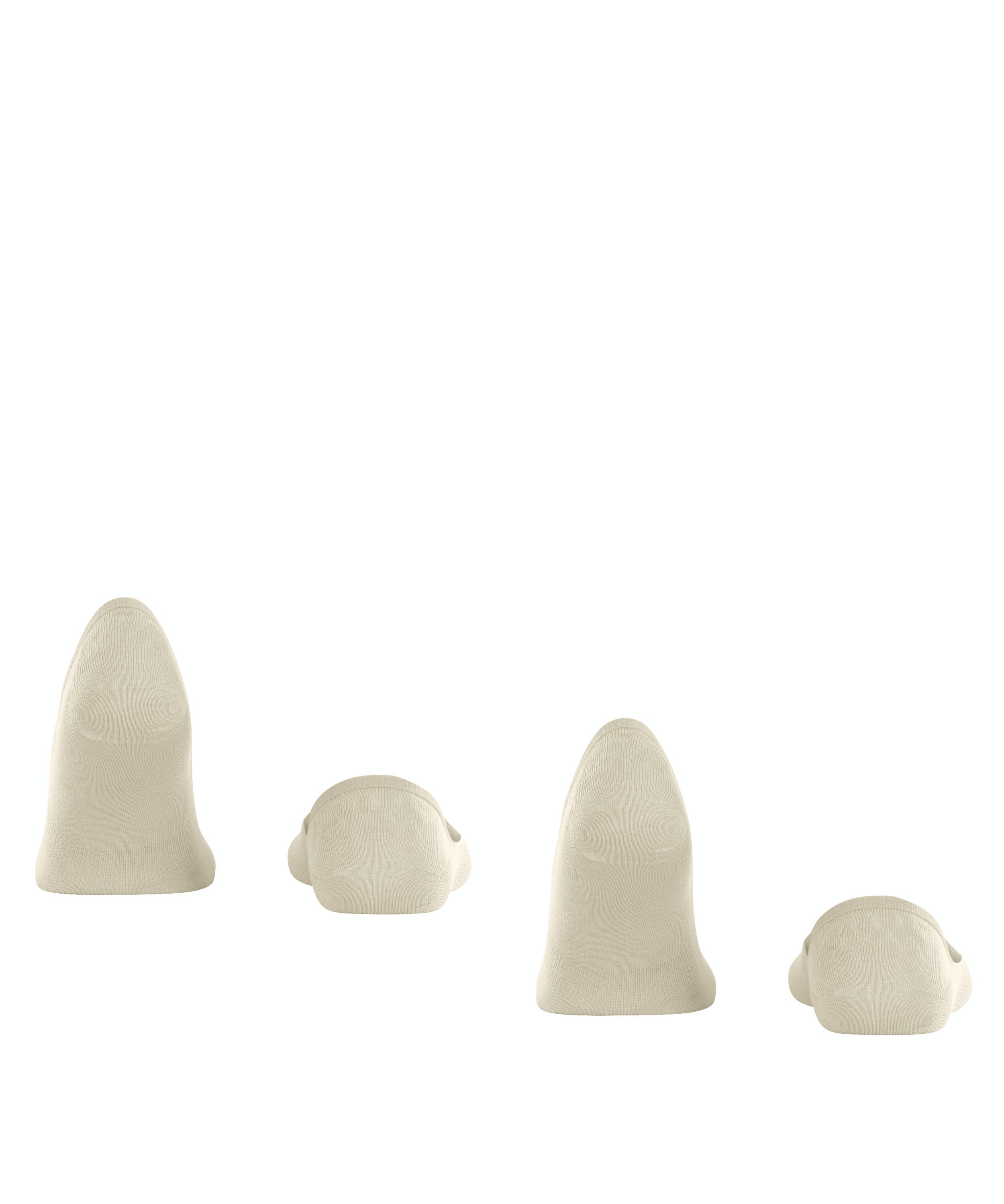 Burlington Everyday 2-Pack heren invisible sokken, beige (gravel)