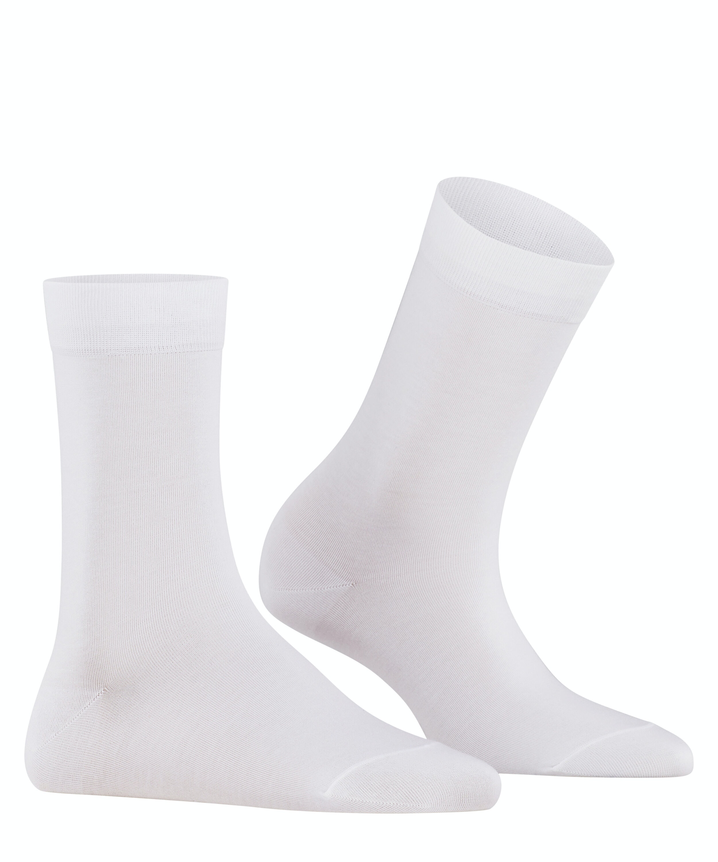 FALKE Cotton Touch damessokken, wit (white)