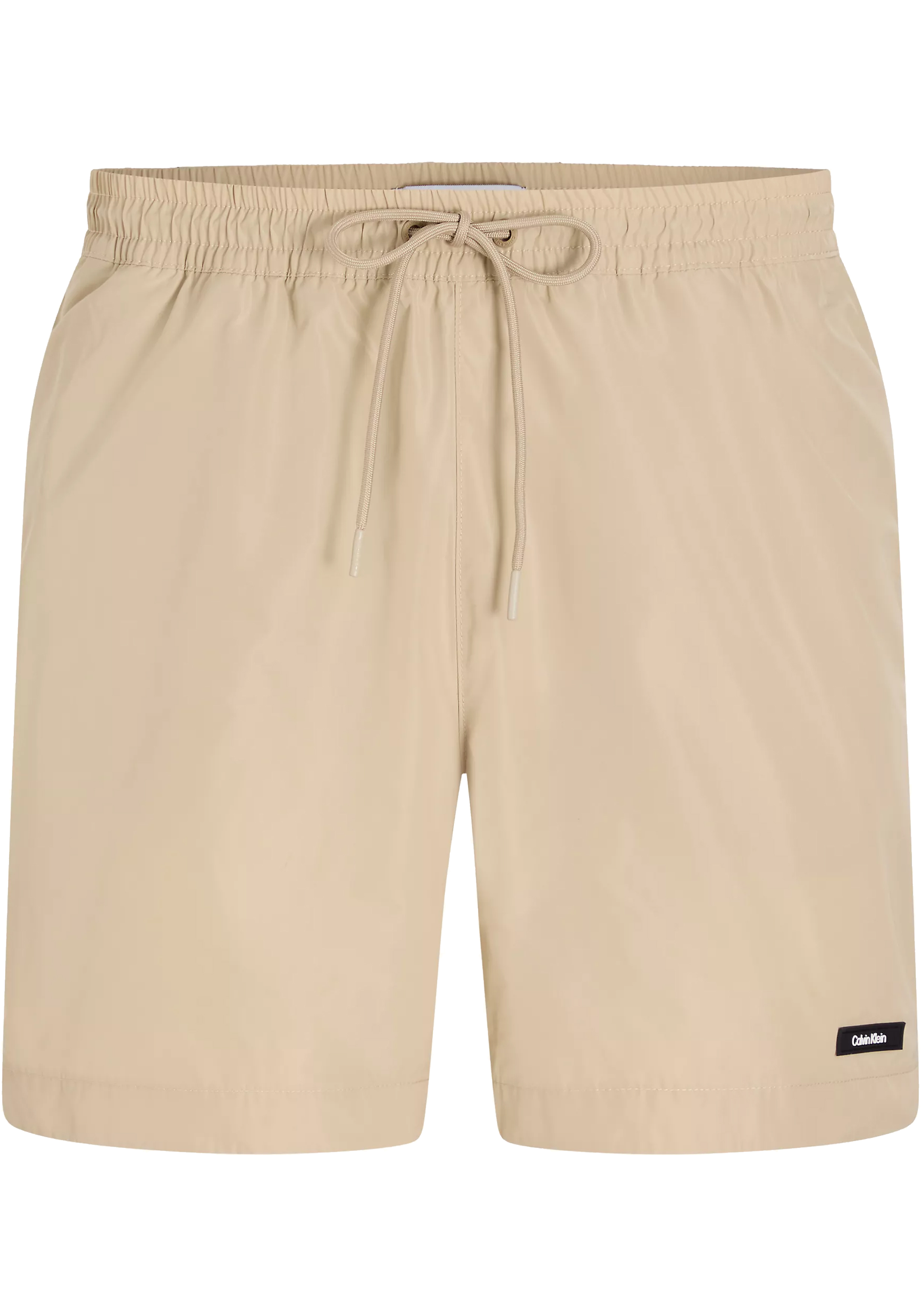 Calvin Klein Medium Drawstring swimshort, heren zwembroek, beige