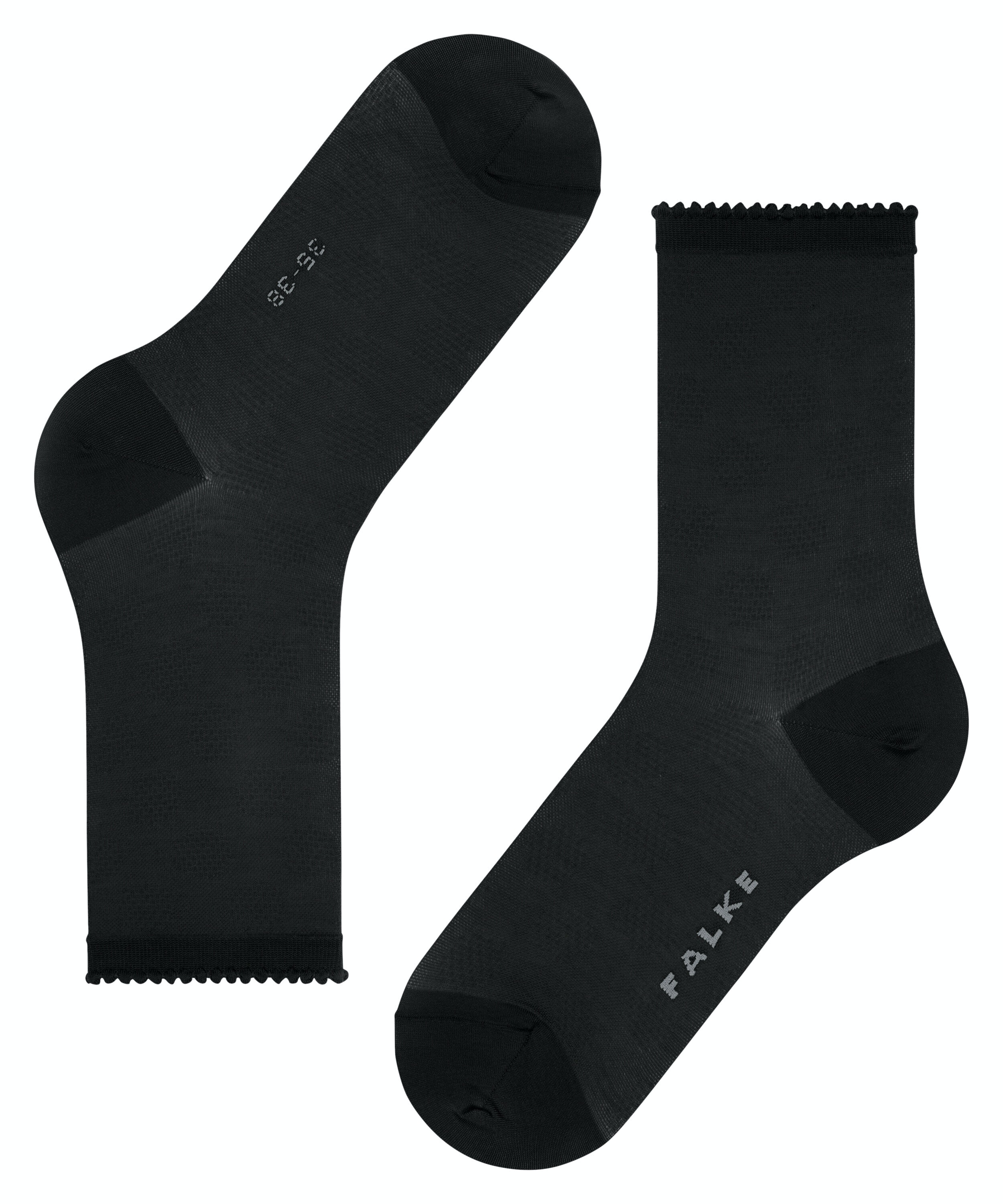 FALKE Bold Dot damessokken, zwart (black)