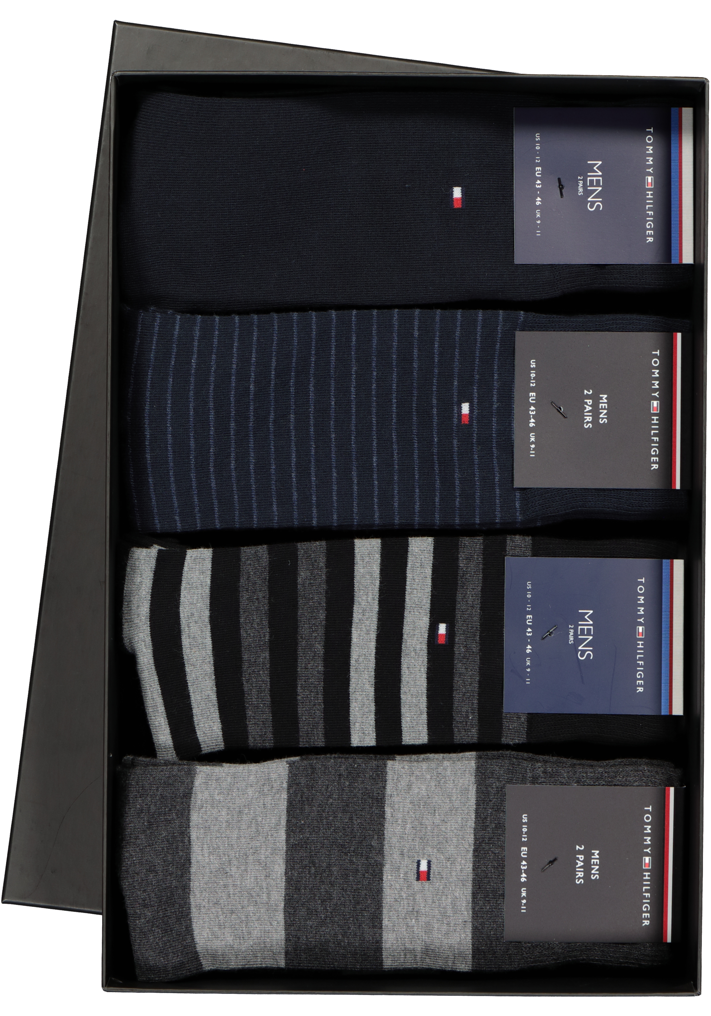 Cadeaubox: 8 paar Tommy Hilfiger sokken