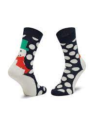 Happy Socks Jumbo Snowman Socks, unisex sokken