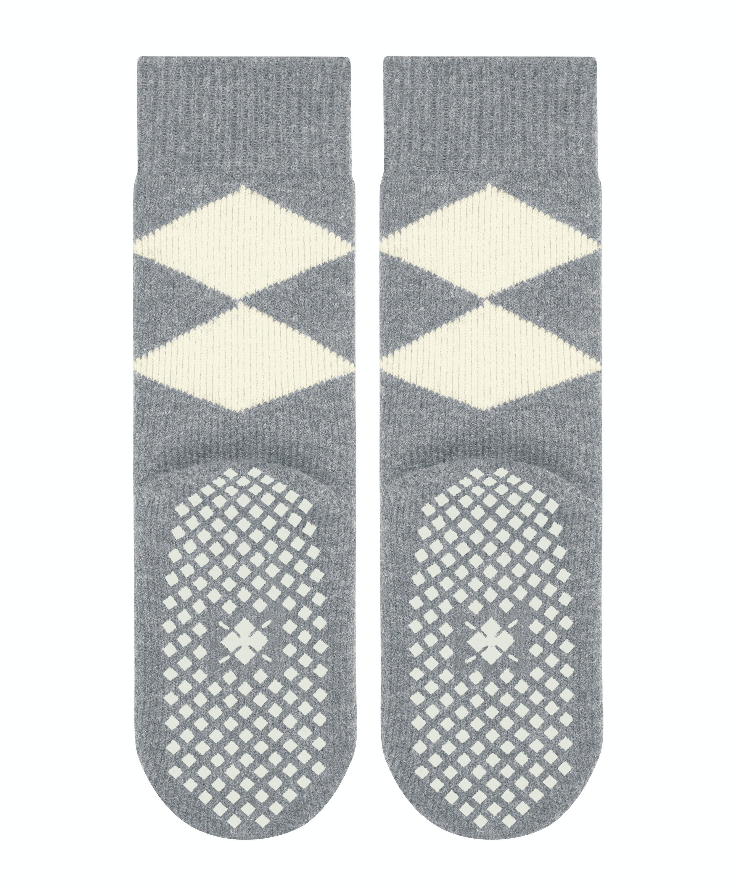 Burlington Cosy Argyle damessokken, grijs (grey mel.)