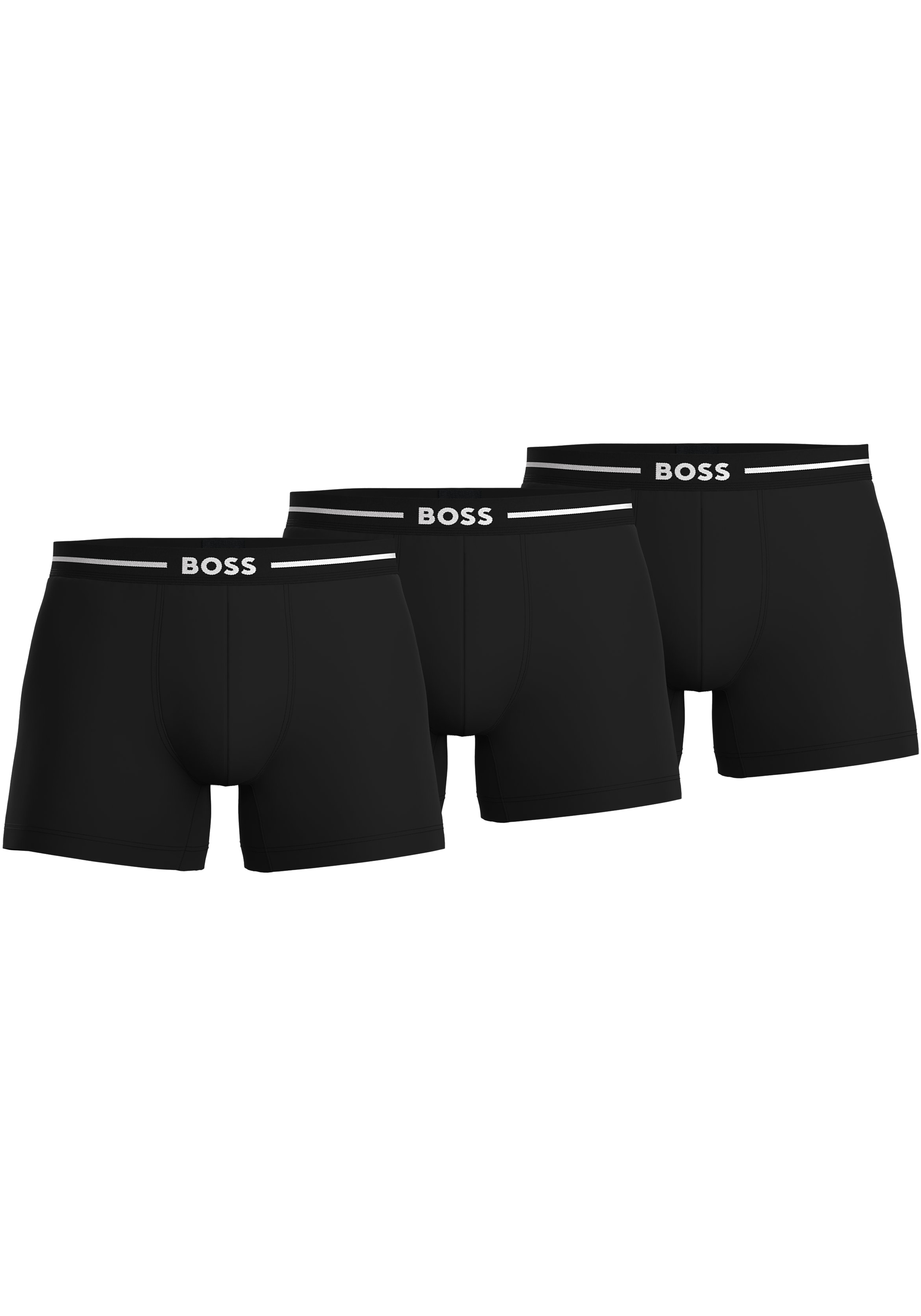 HUGO BOSS Bold boxer briefs (3-pack), heren boxers normale lengte, zwart