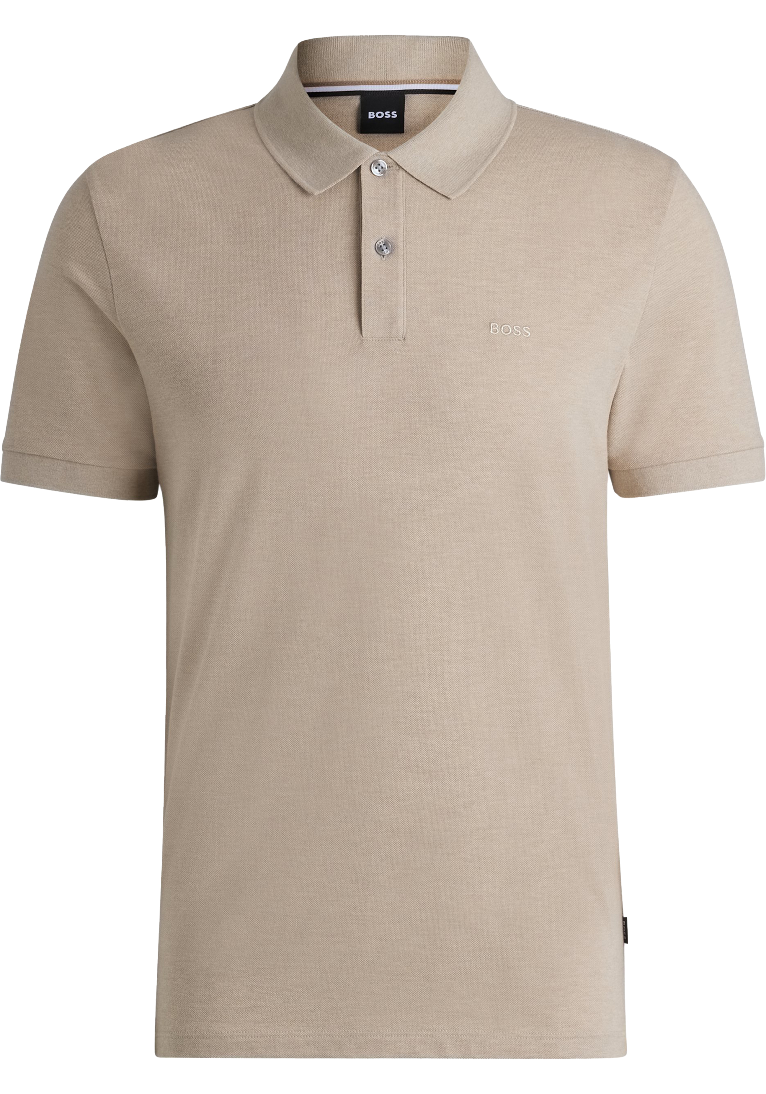 BOSS Pallas regular fit polo, pique, beige