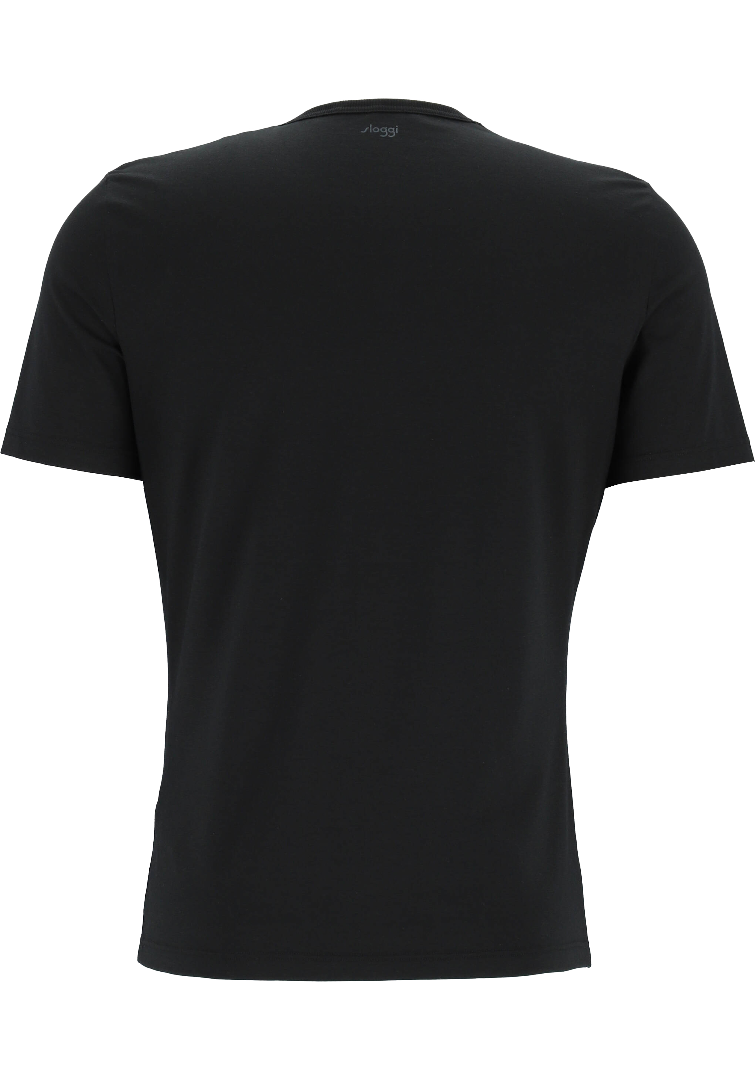 Sloggi Men GO Shirt O-Neck Regular Fit, heren T-shirt (1-pack), zwart