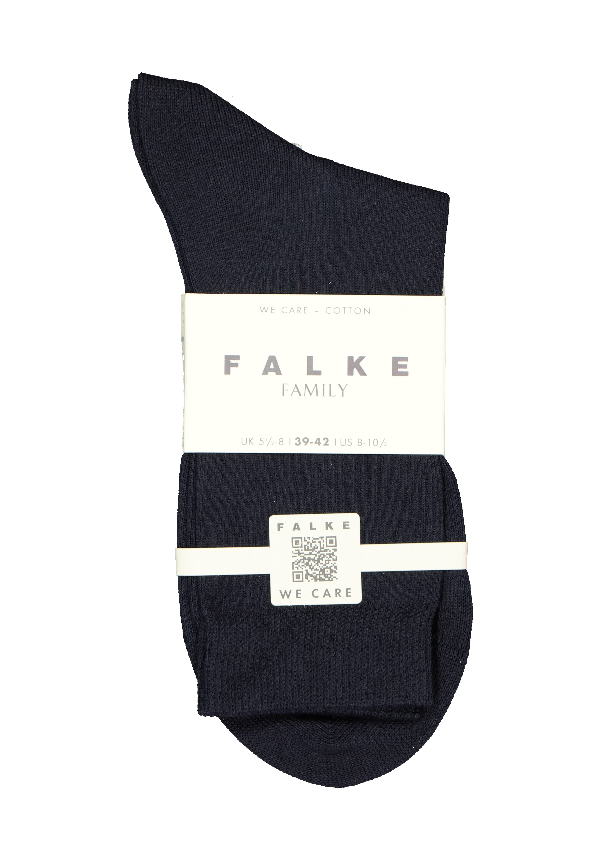 FALKE Family damessokken, katoen, donker marine blauw (dark navy)