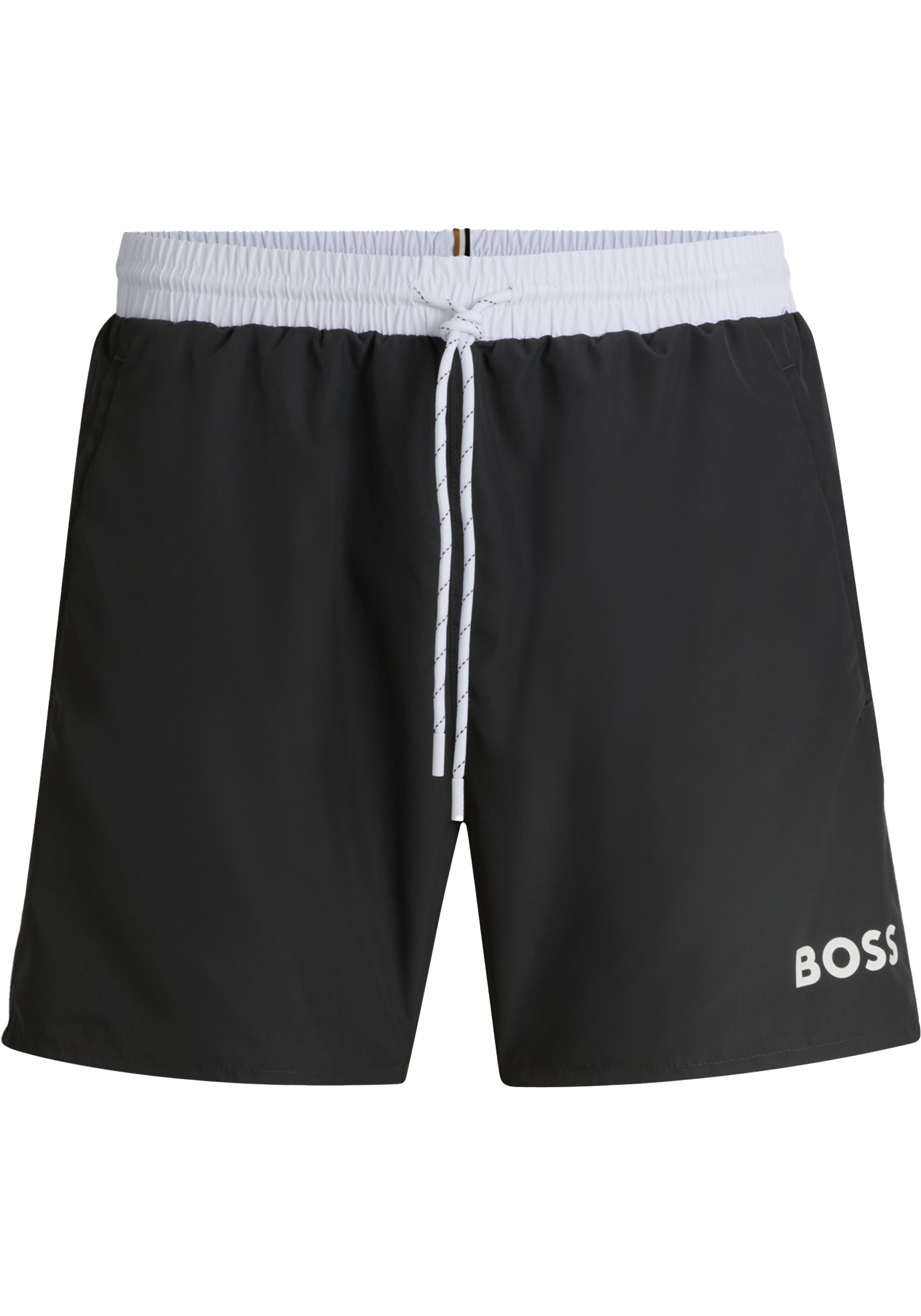 HUGO BOSS Starfish swim shorts, heren zwembroek, donkergrijs