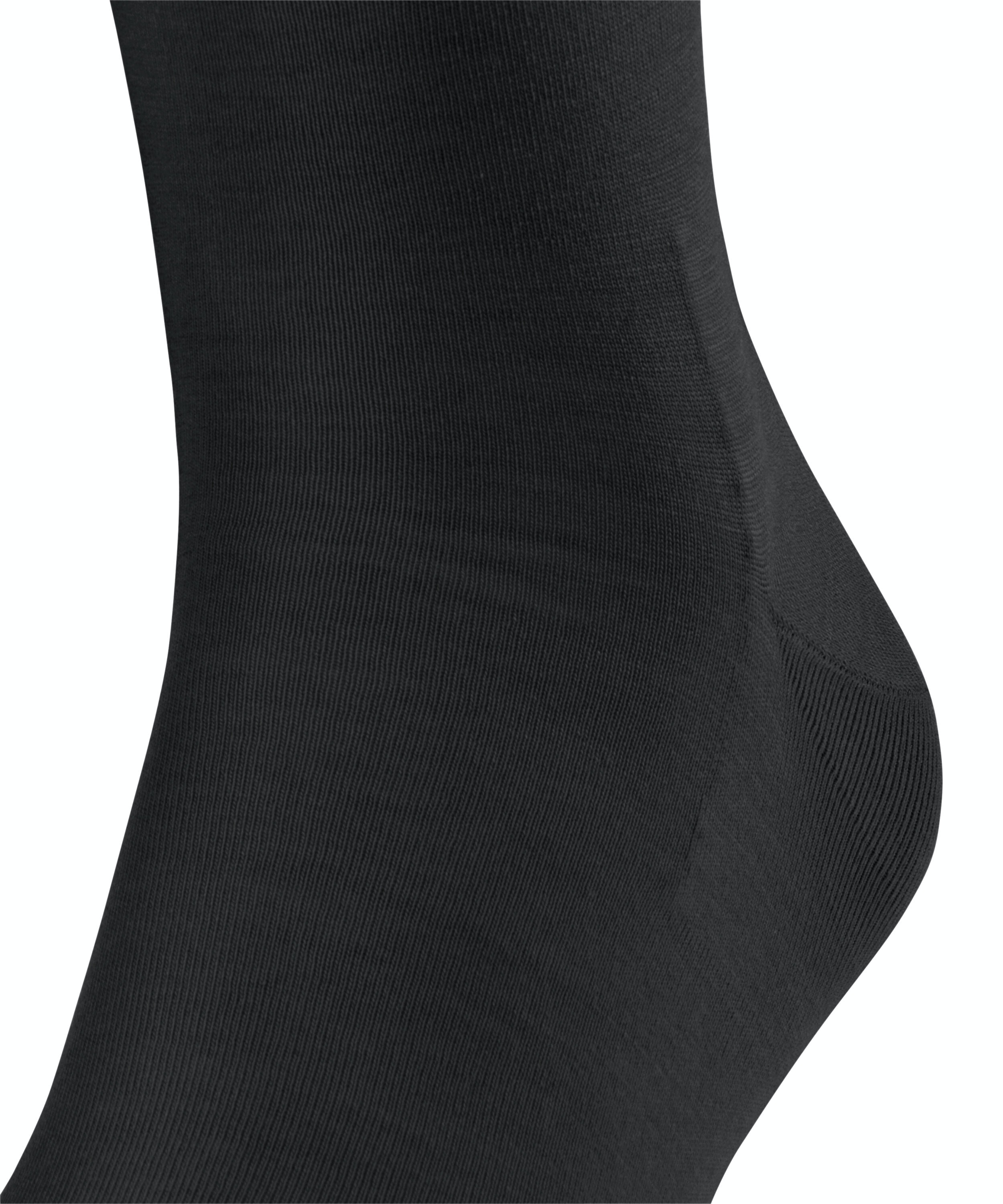 FALKE ClimaWool heren kniekousen, zwart (black)