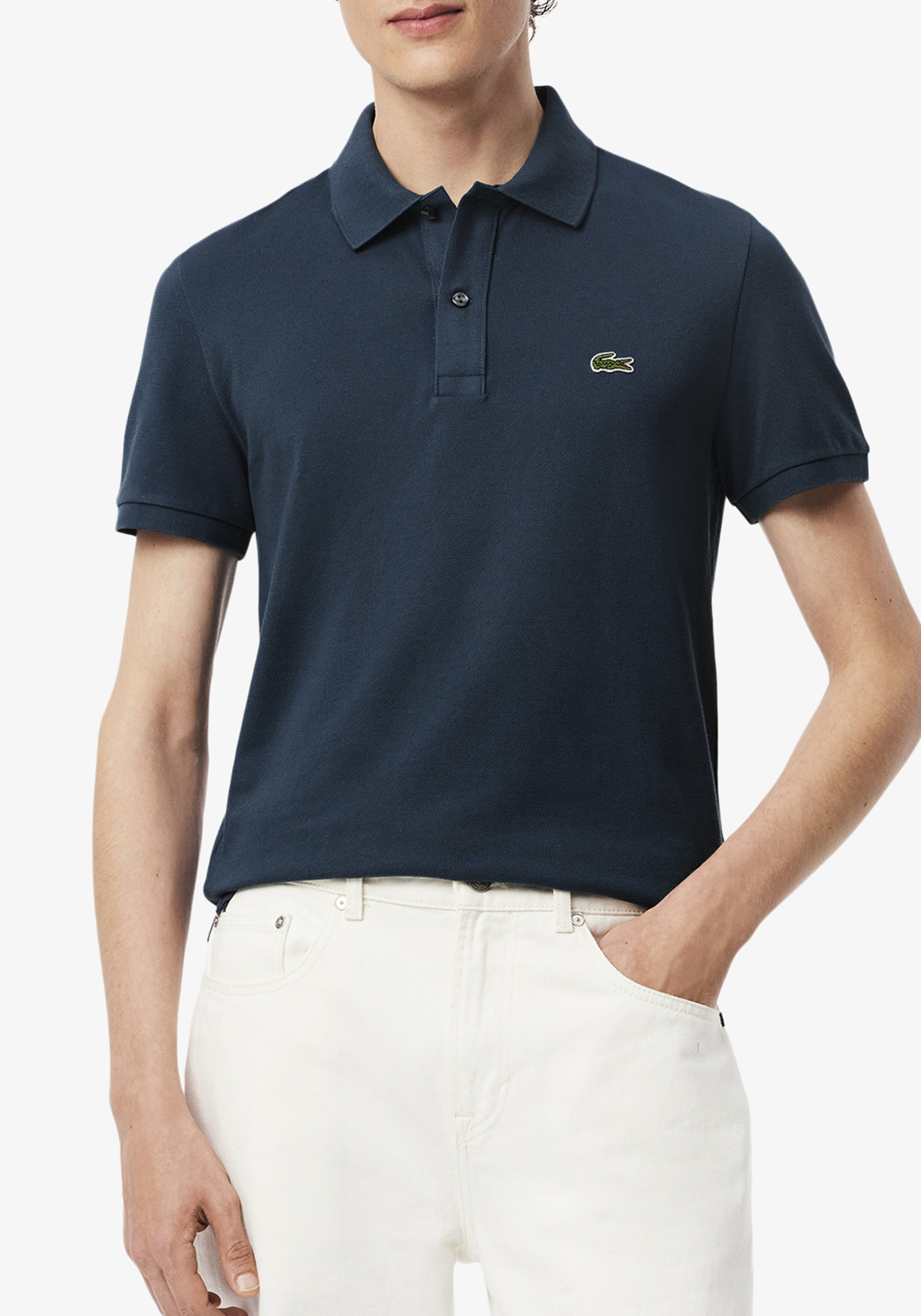 Lacoste Slim Fit polo, blauw