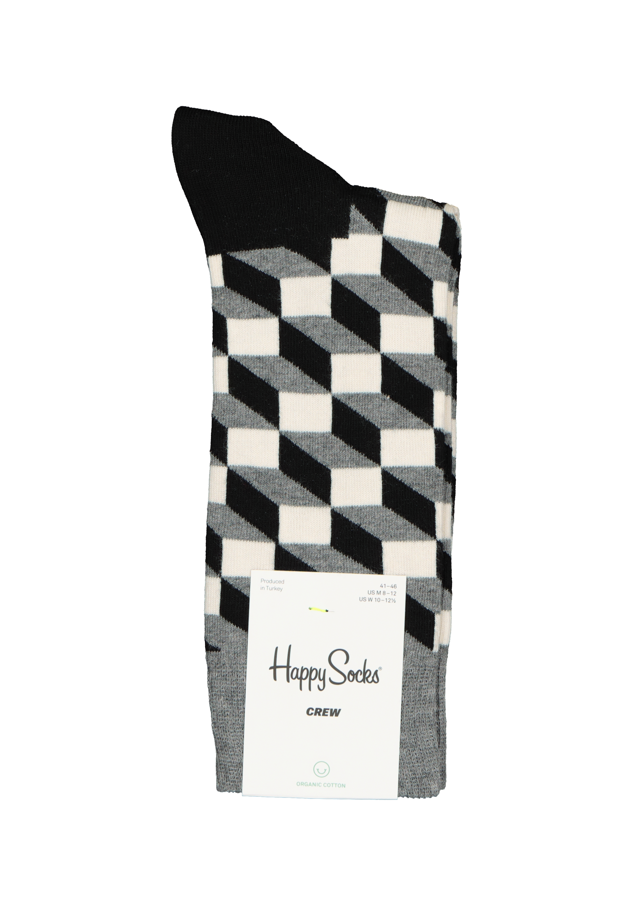 Happy Socks Filled Optic Sock, unisex sokken