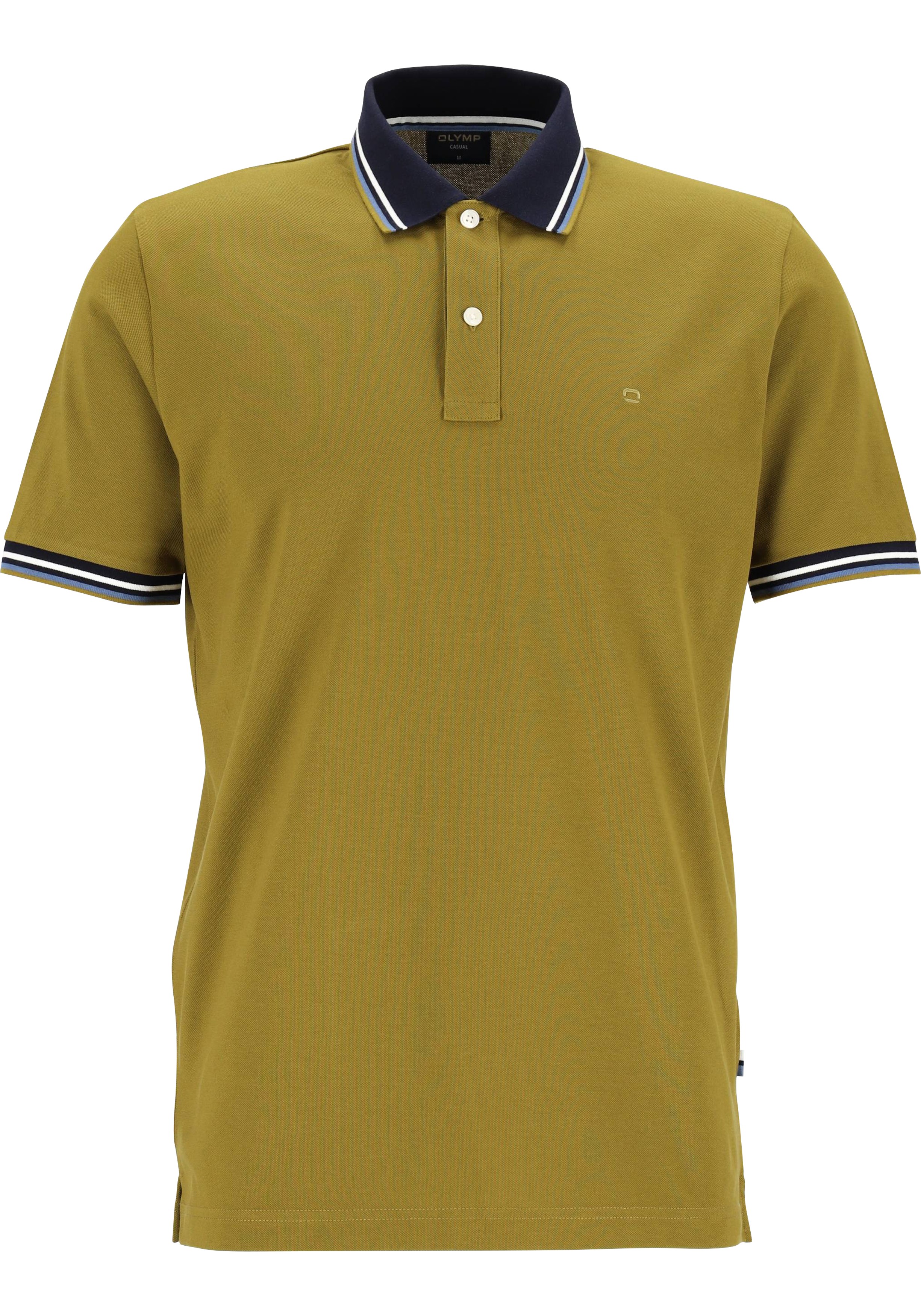 OLYMP Polo Casual, modern fit polo, olijfgroen