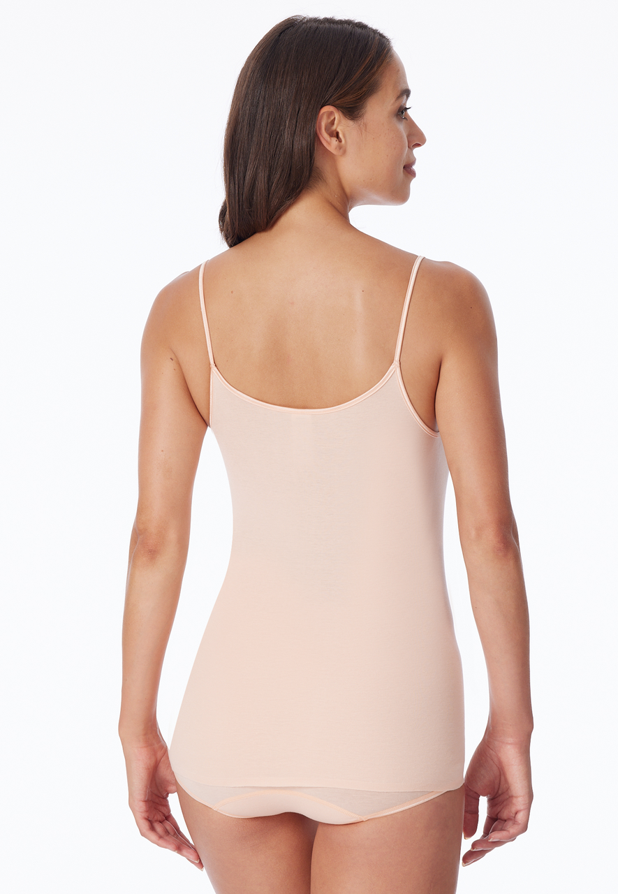 SCHIESSER Luxury singlet (1-pack), dames topje met spaghettibandjes