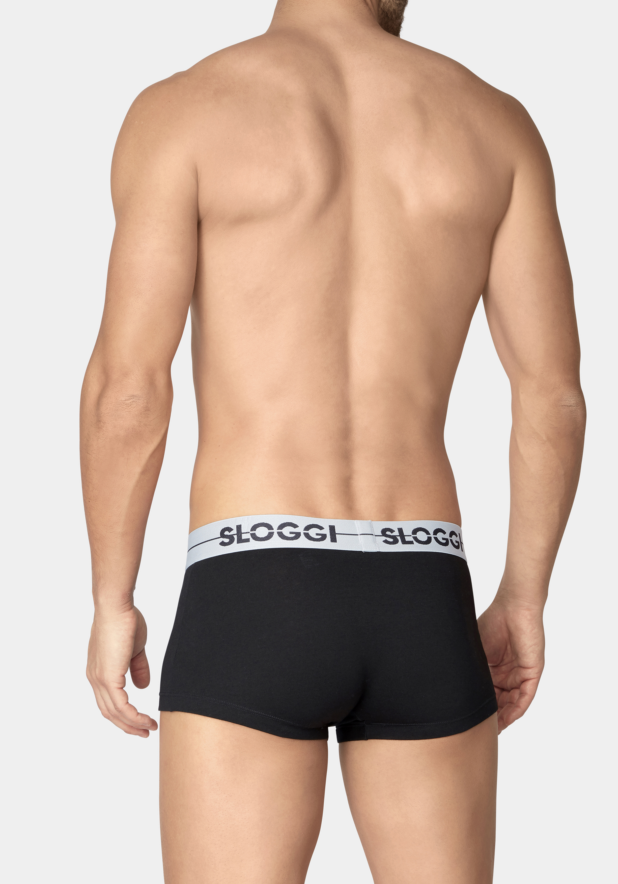 Sloggi Men GO Hipster, heren boxers (3-pack), zwart