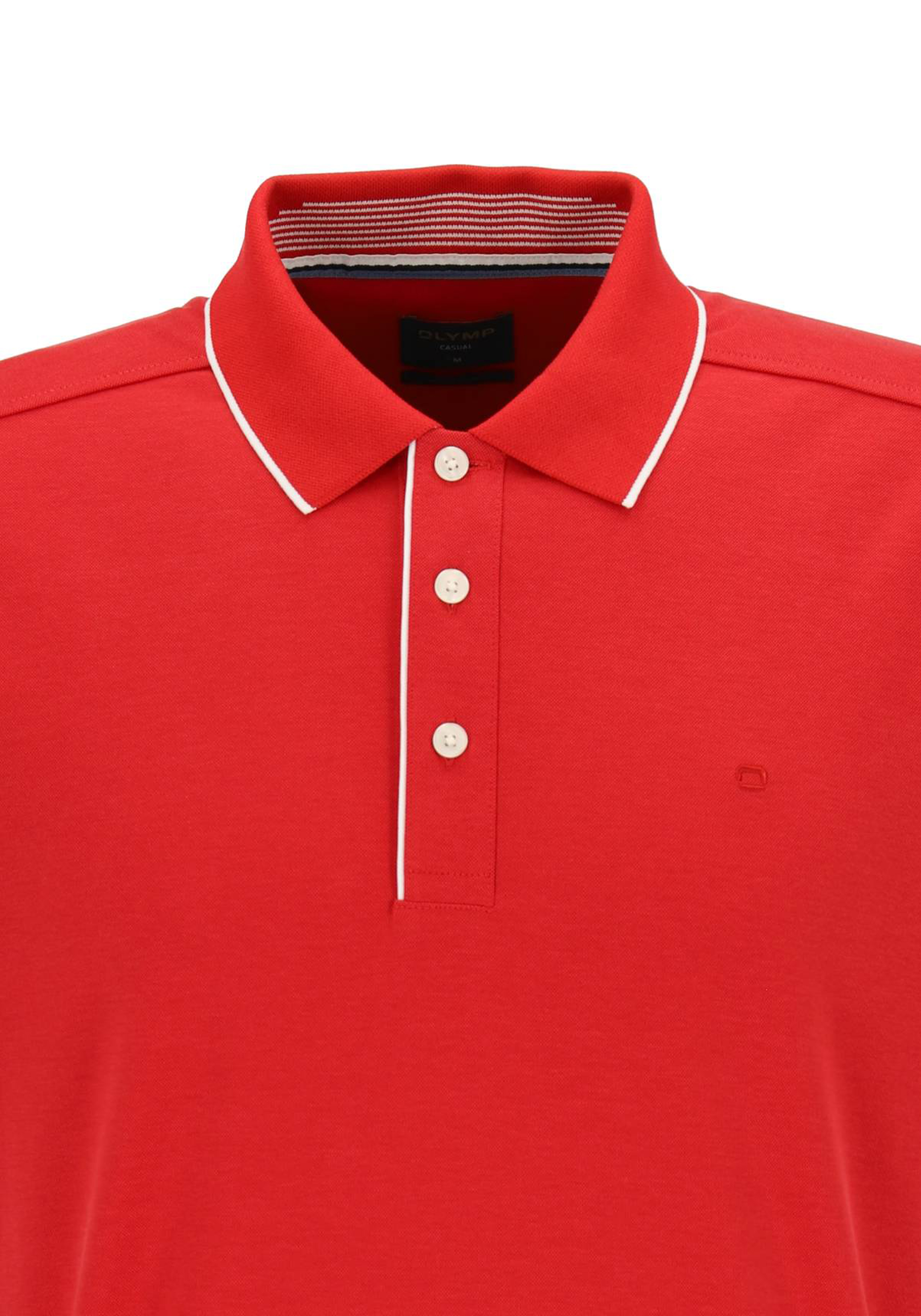 OLYMP Polo Casual, modern fit polo, rood