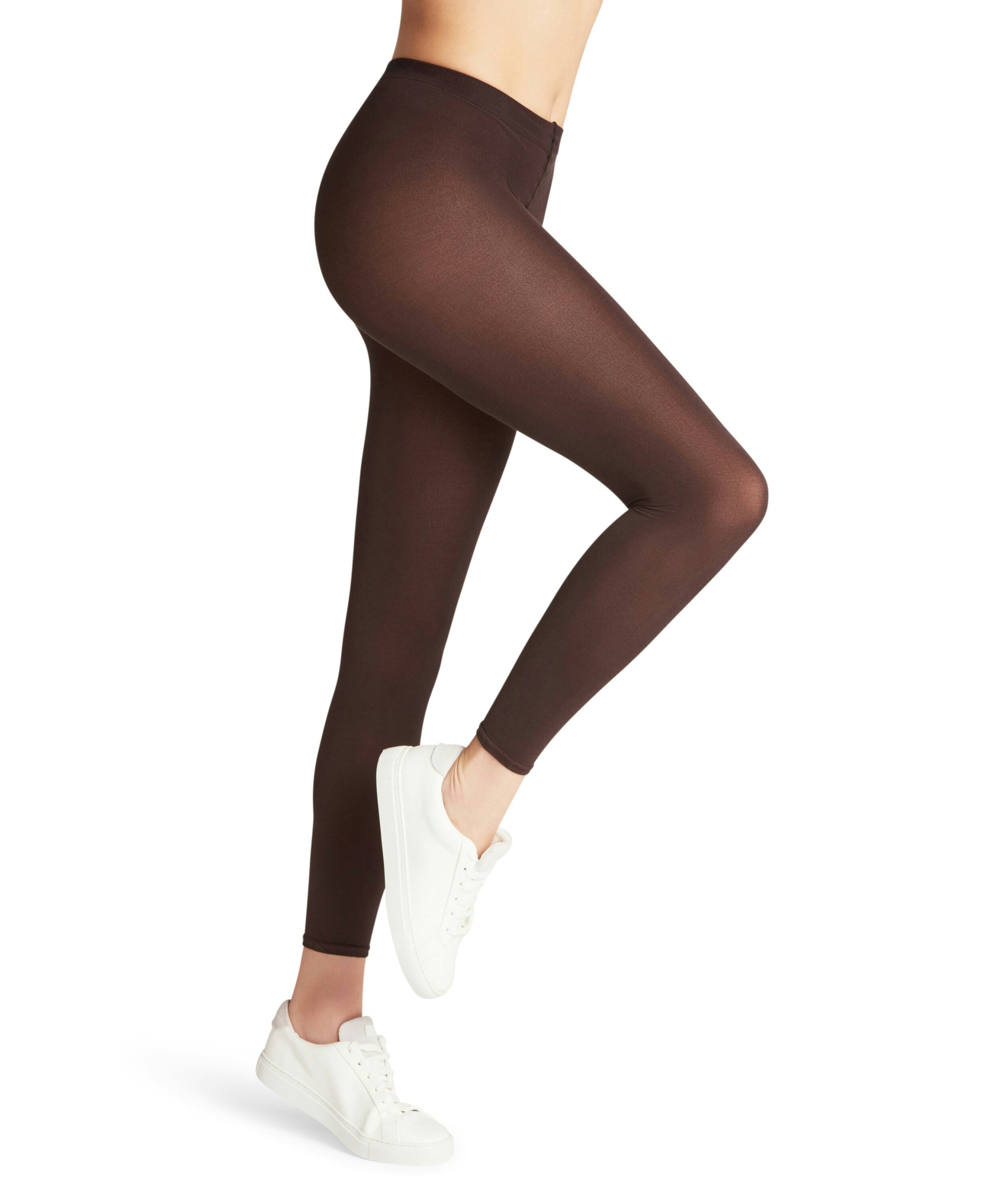 FALKE Cotton Touch dames legging, cigar