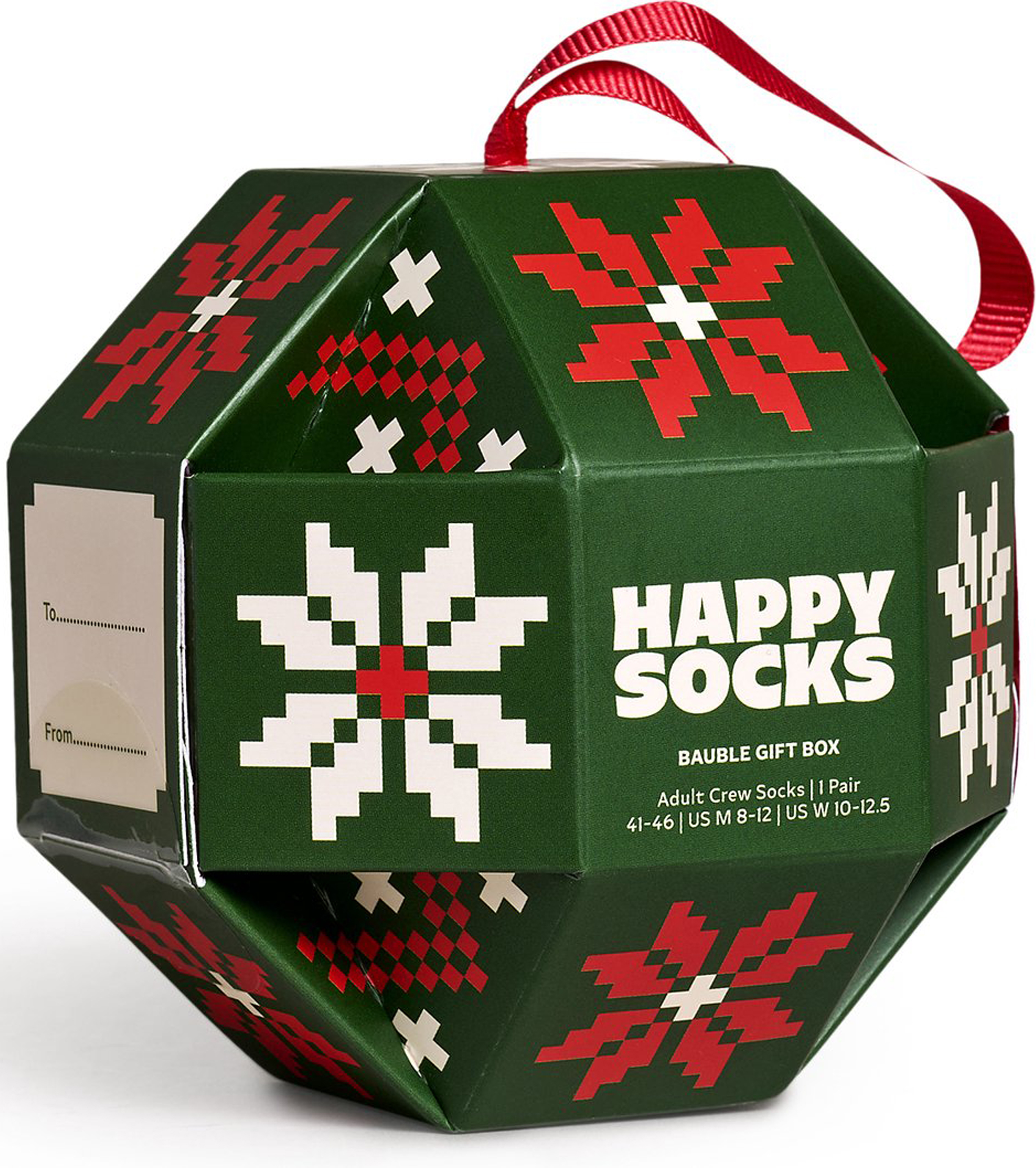 Happy Socks Snowflake Gift Set (1-pack), unisex sokken in cadeauverpakking