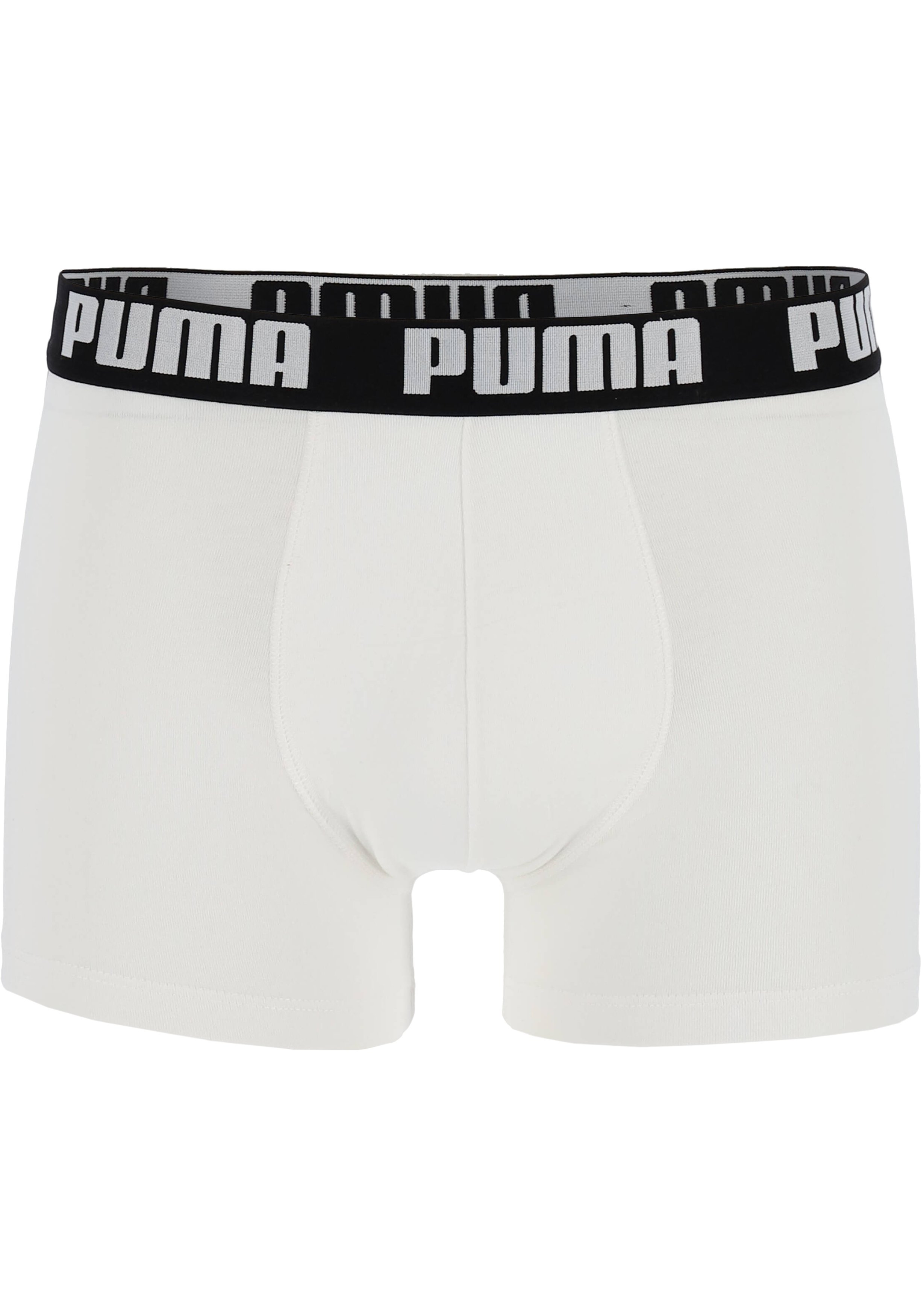 Puma Basic Boxer heren (2-pack), zwart en wit