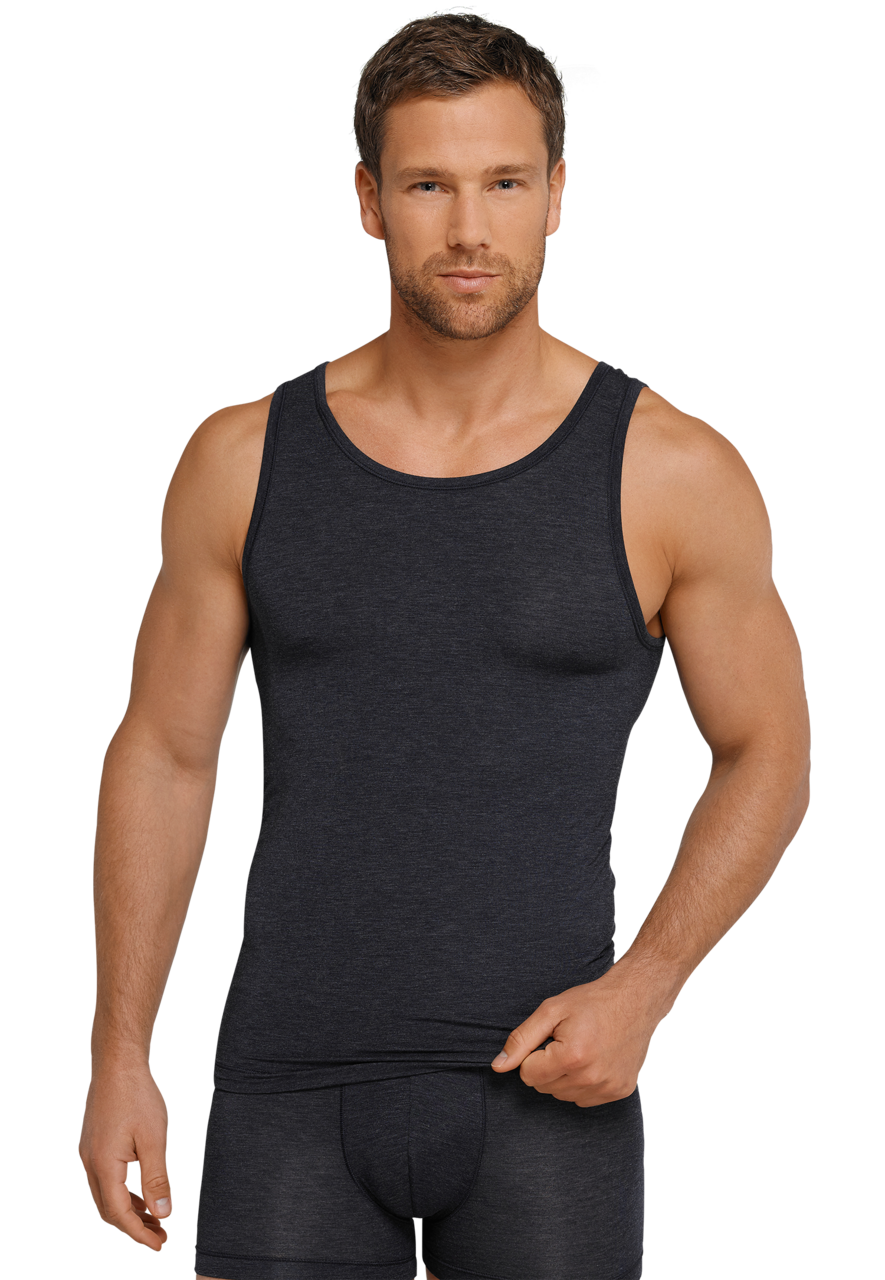 SCHIESSER Personal Fit singlet (1-pack), heren hemd nachtblauw