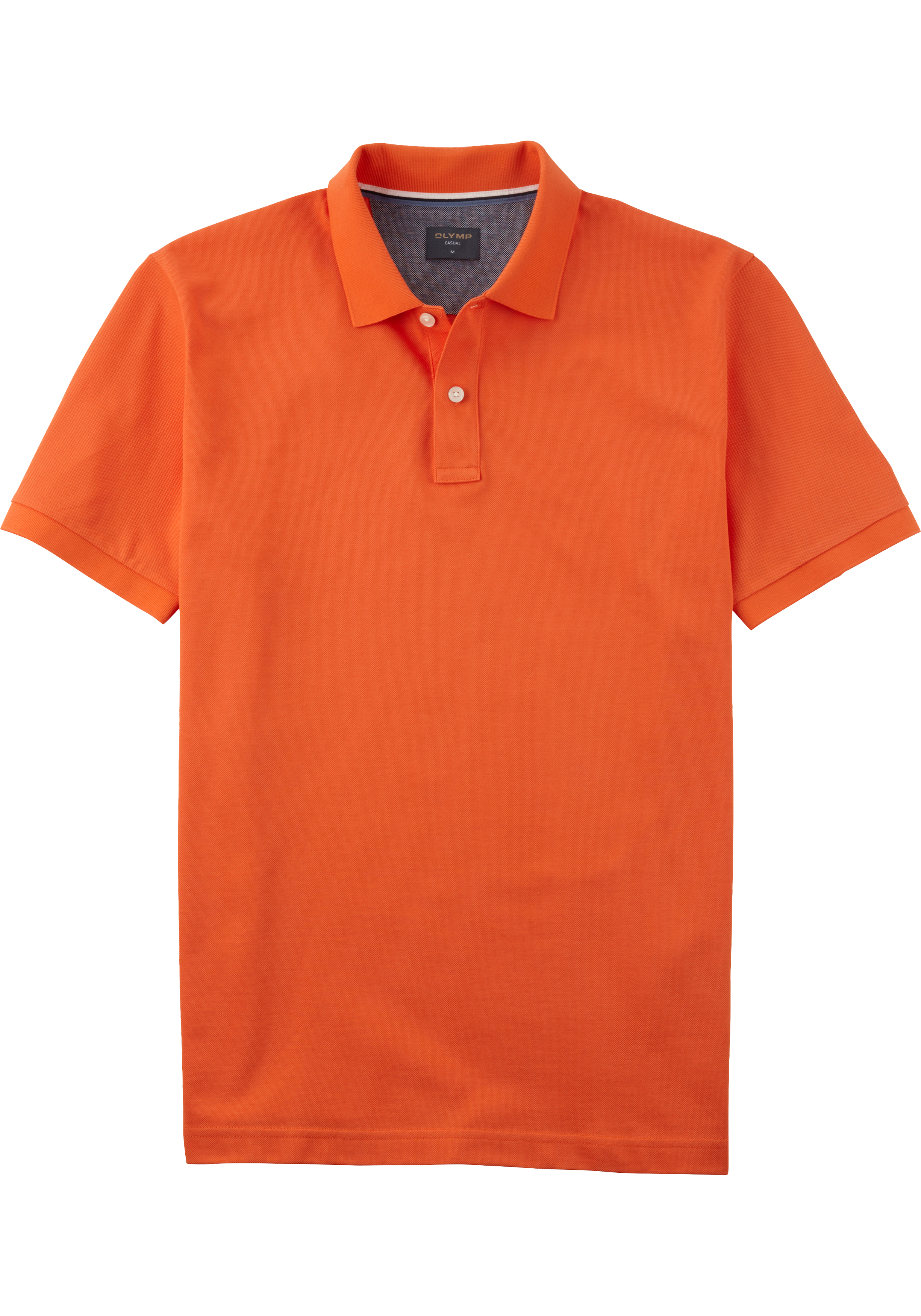 OLYMP Polo Casual, modern fit polo, oranje