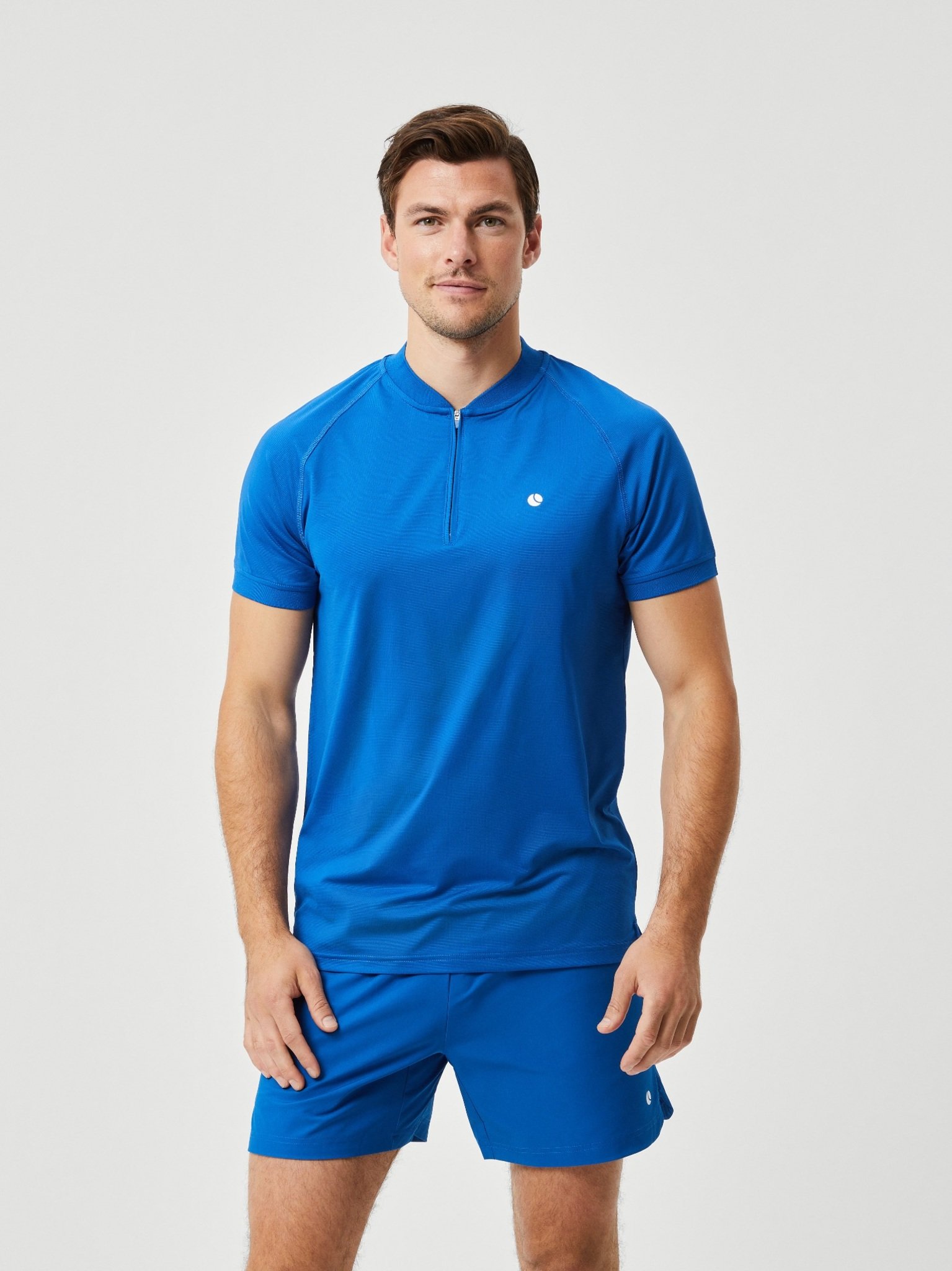 Bjorn Borg Ace Performance Zip Polo, blauw