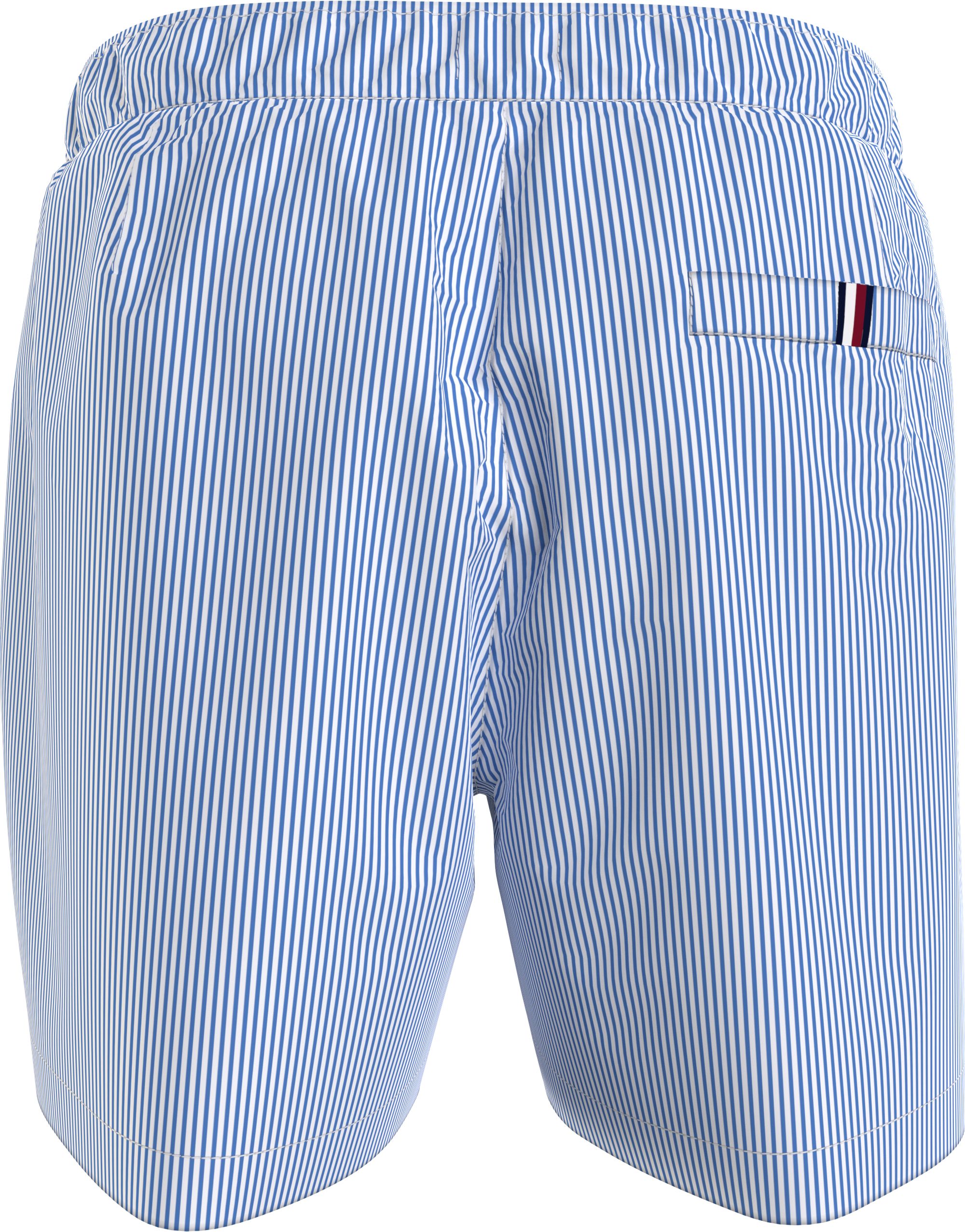 Tommy Hilfiger Medium Drawstring swimshort, heren zwembroek, blauw gestreept